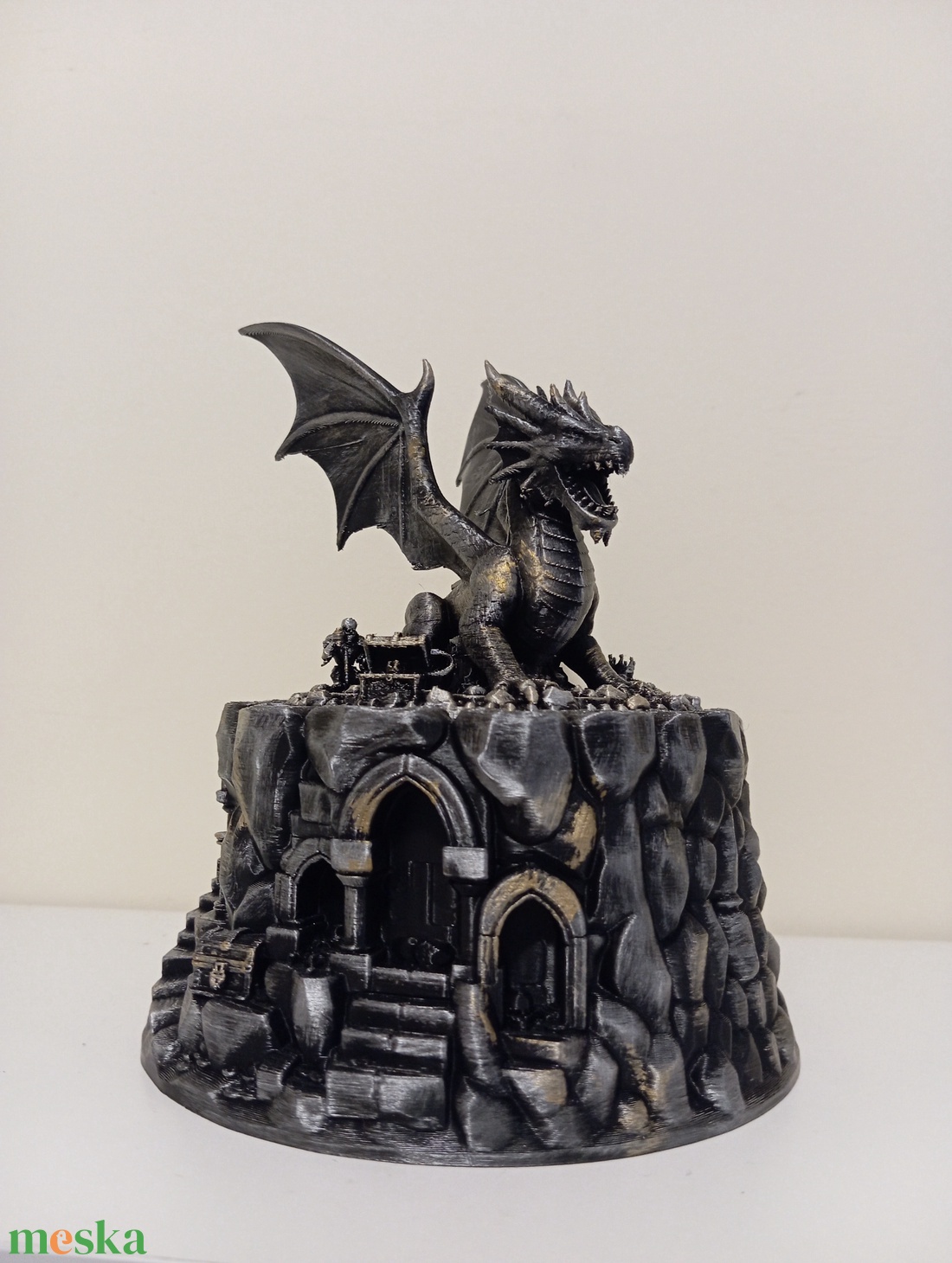 Sárkányos persely  - otthon & életmód - dekoráció - asztal és polc dekoráció - asztaldísz - Meska.hu