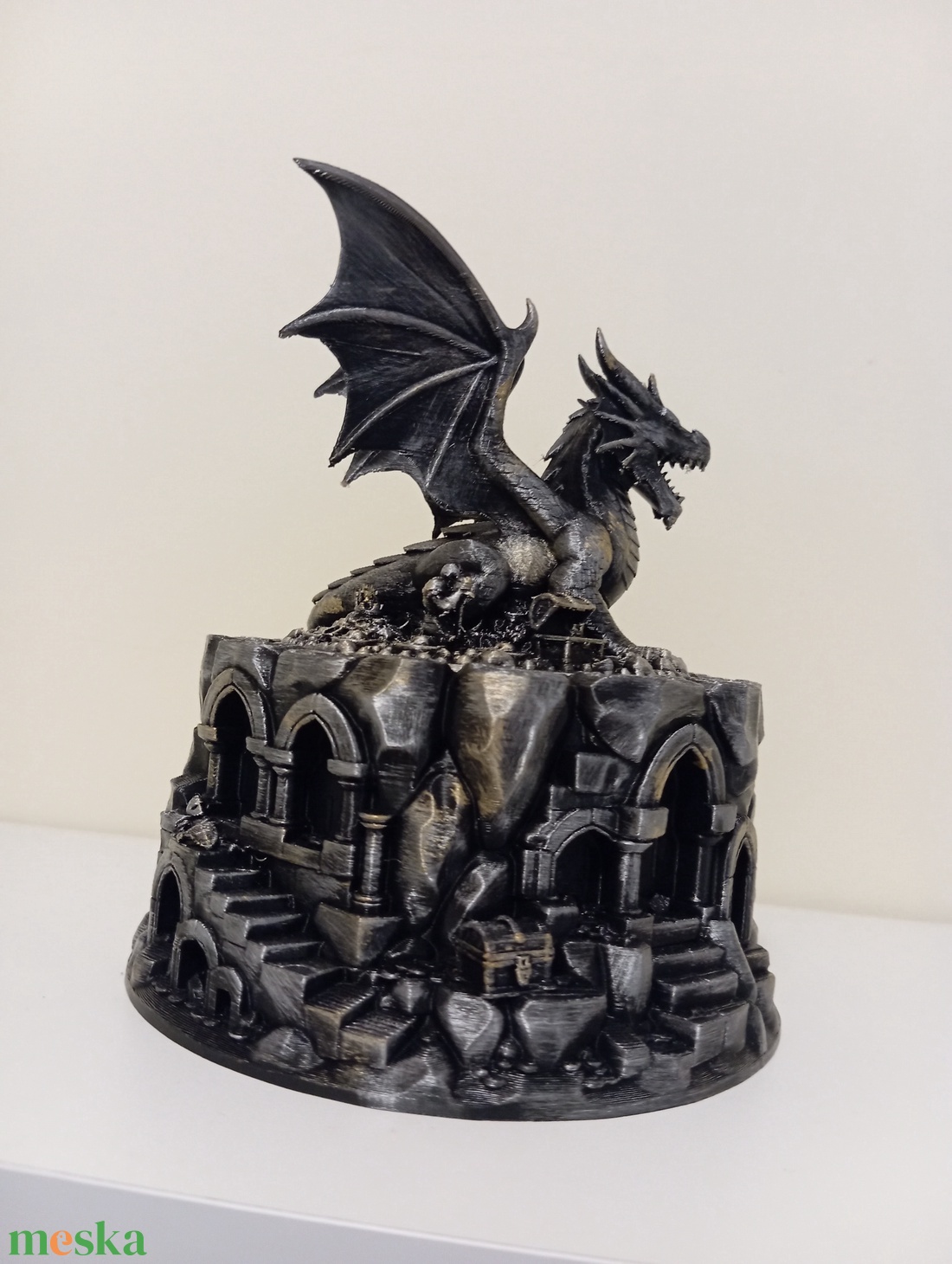 Sárkányos persely  - otthon & életmód - dekoráció - asztal és polc dekoráció - asztaldísz - Meska.hu