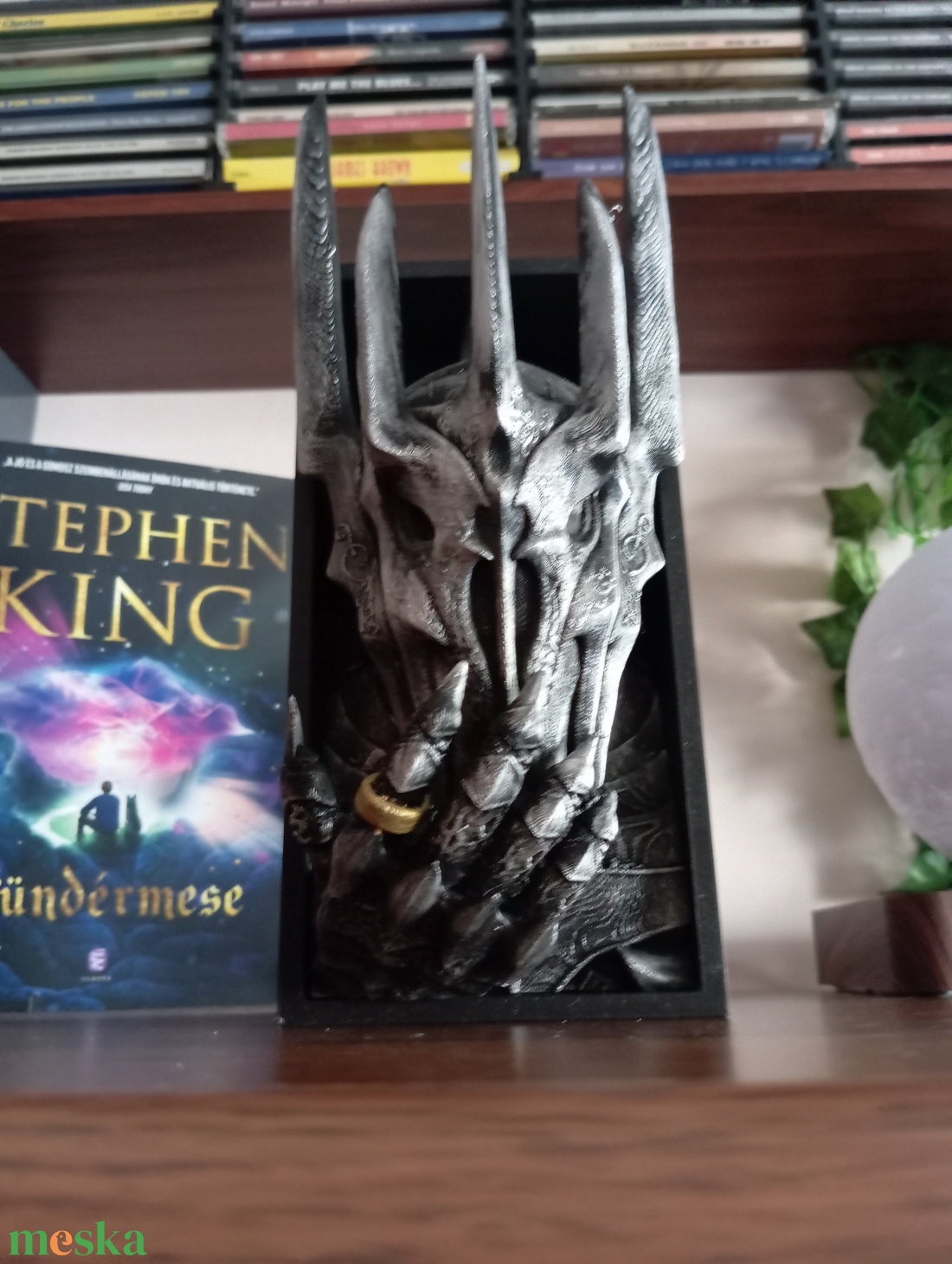 Sauron Gyűrűk ura könyvtámasz  - otthon & életmód - dekoráció - asztal és polc dekoráció - asztaldísz - Meska.hu