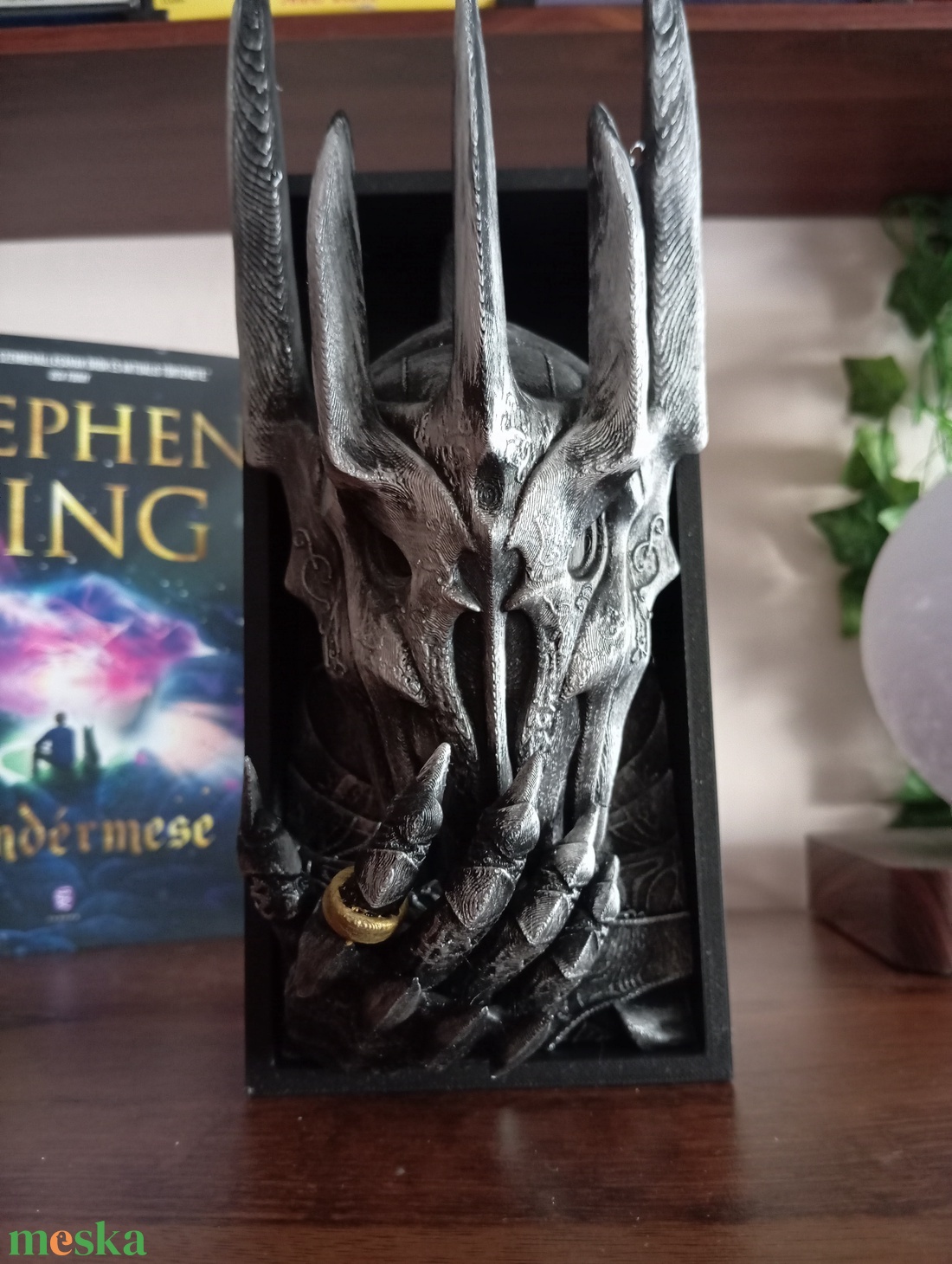 Sauron Gyűrűk ura könyvtámasz  - otthon & életmód - dekoráció - asztal és polc dekoráció - asztaldísz - Meska.hu