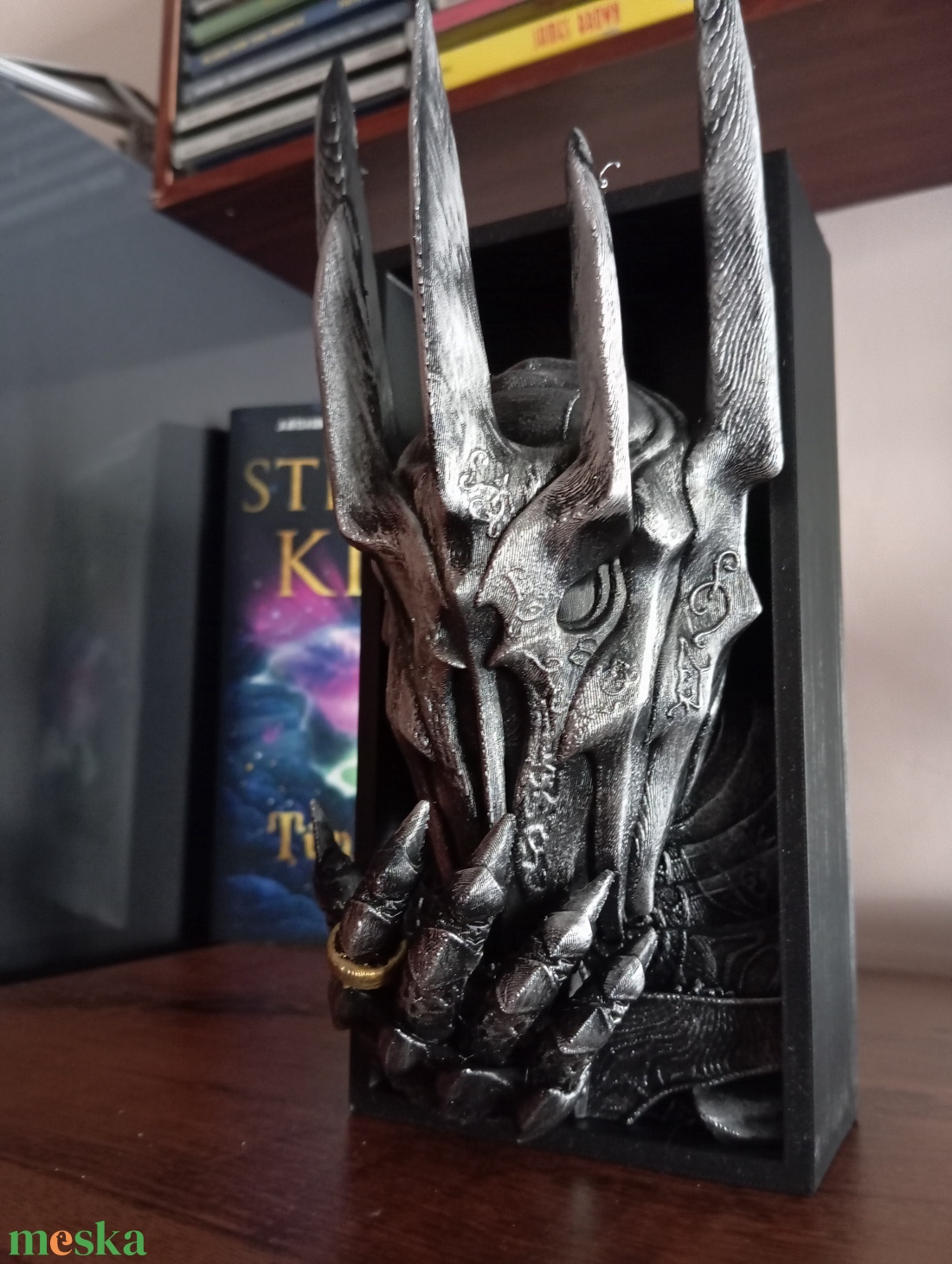 Sauron Gyűrűk ura könyvtámasz  - otthon & életmód - dekoráció - asztal és polc dekoráció - asztaldísz - Meska.hu