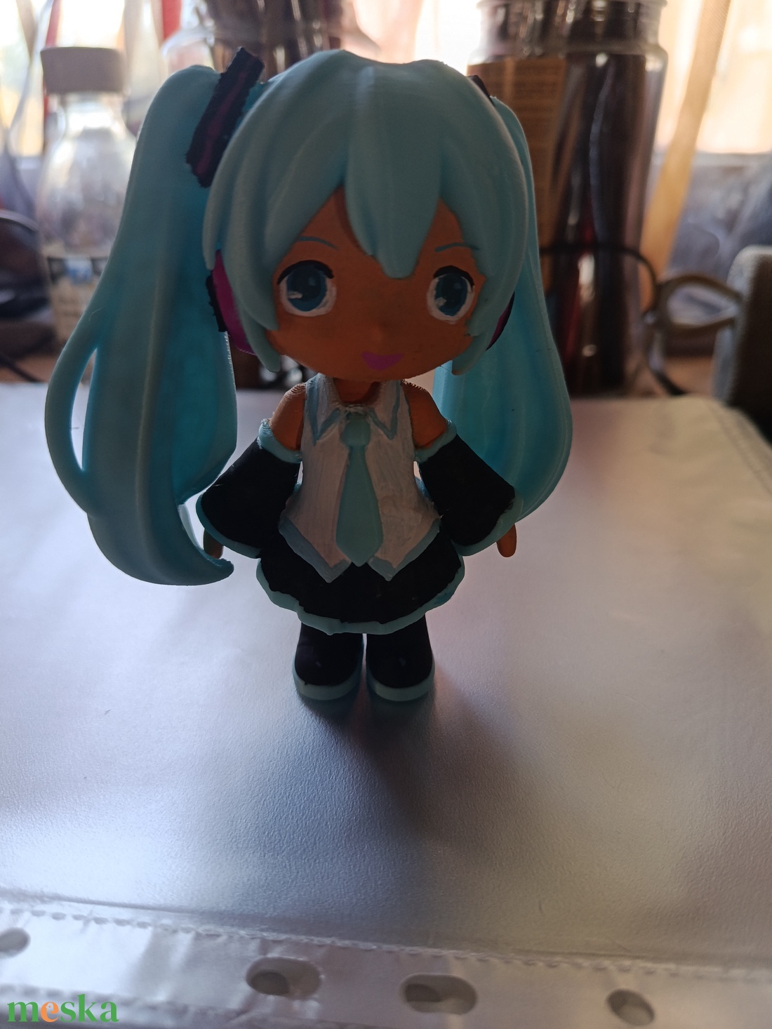 Hatsume Miku ai sztár figura  - otthon & életmód - dekoráció - asztal és polc dekoráció - asztaldísz - Meska.hu