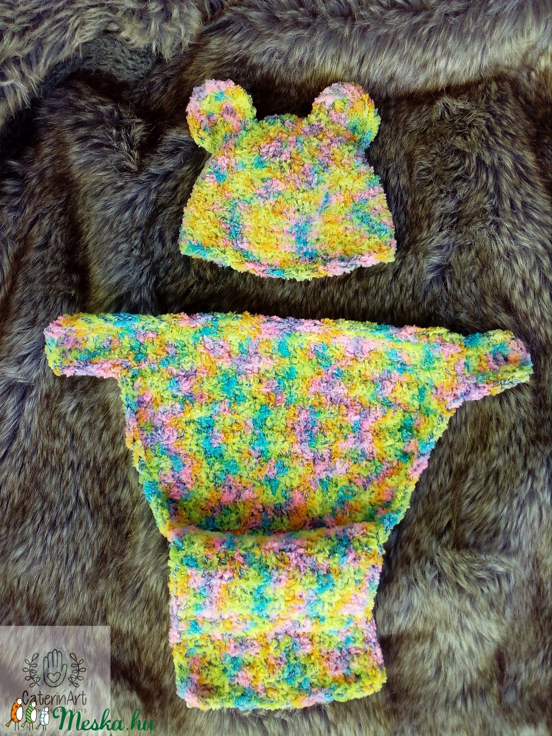 'Little Bear' horgolt baba-szett - ruha & divat - babaruha & gyerekruha - babafotózási ruha és kellék - Meska.hu 'Little Bear' horgolt baba-szett - ruha & divat - babaruha & gyerekruha - babafotózási ruha és kellék - Meska.hu