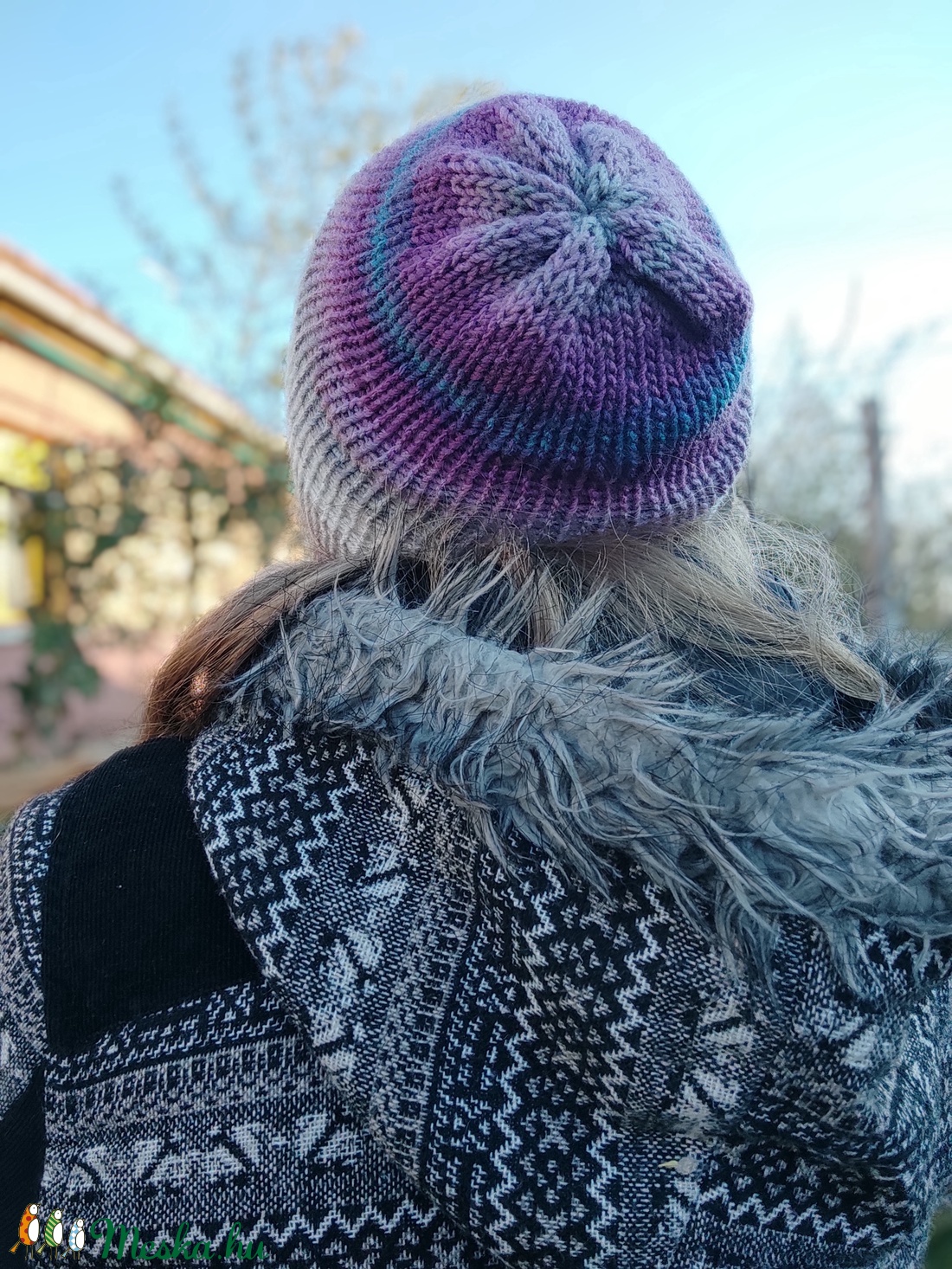 'Akác' kötött sapka - ruha & divat - sál, sapka, kendő - sapka - Meska.hu 'Akác' kötött sapka - ruha & divat - sál, sapka, kendő - sapka - Meska.hu