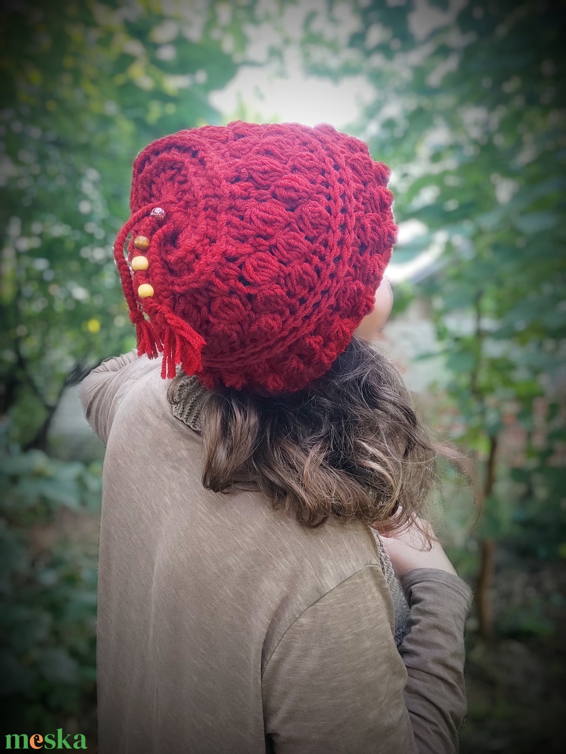 BOHÓKA horgolt sapka  - ruha & divat - sál, sapka, kendő - sapka - Meska.hu