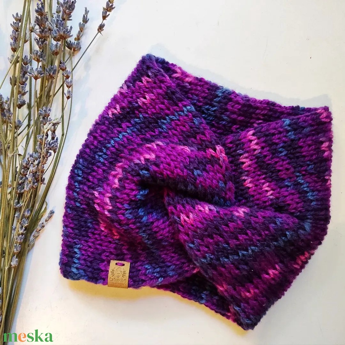 UNIVERZUM kötött fülvédő - ruha & divat - sál, sapka, kendő - fejpánt - Meska.hu