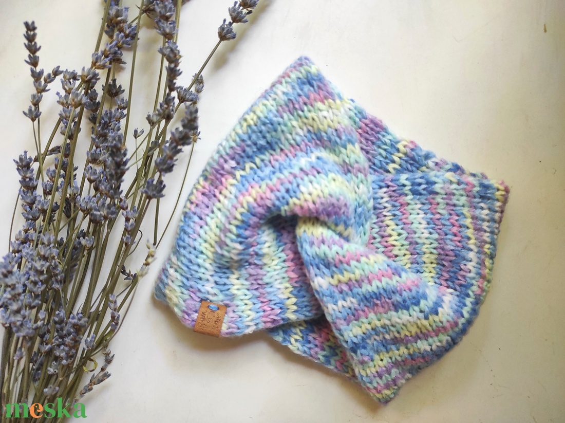 VÍZESÉS kötött fülvédő - ruha & divat - sál, sapka, kendő - fejpánt - Meska.hu