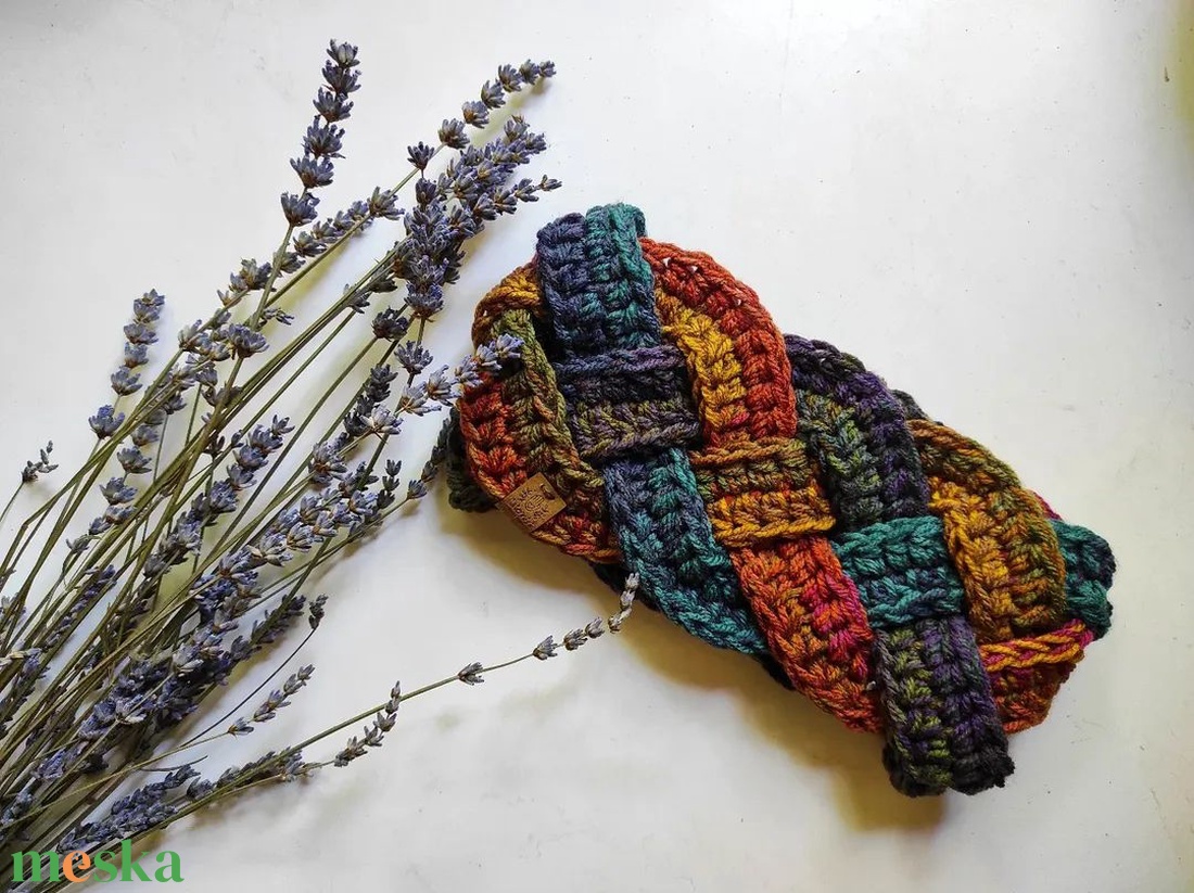 Csavart fazonú fülvédő - ruha & divat - sál, sapka, kendő - fejpánt - Meska.hu