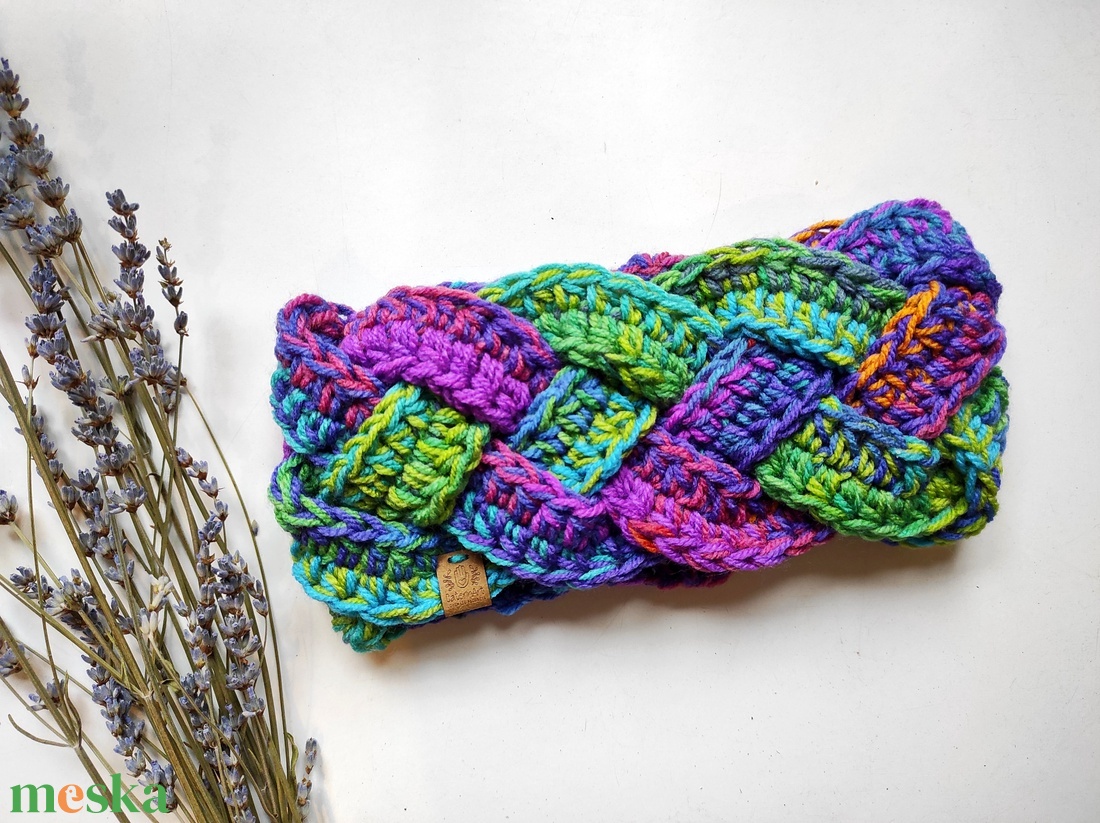 Csavart fazonú fülvédő - ruha & divat - sál, sapka, kendő - fejpánt - Meska.hu