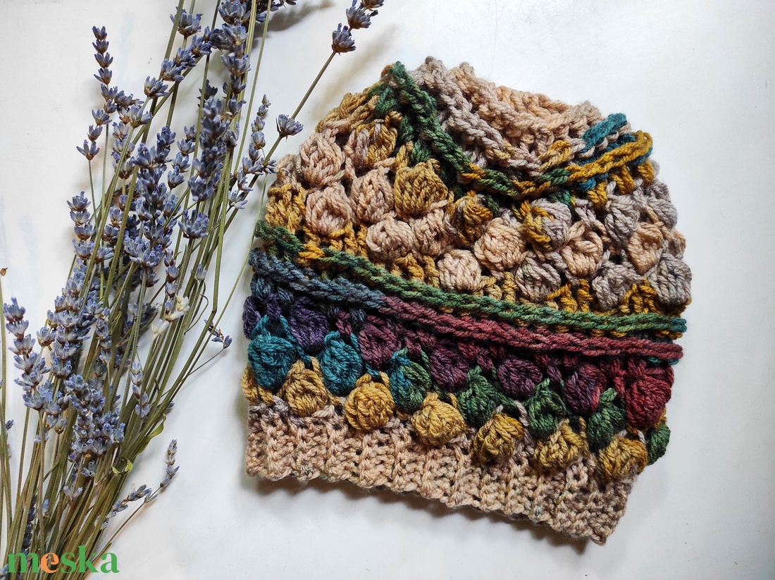 ŐSZI ERDŐ horgolt sapka - ruha & divat - sál, sapka, kendő - sapka - Meska.hu