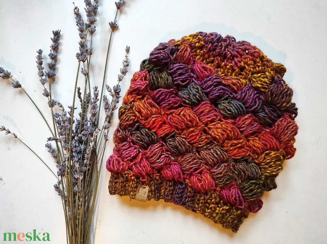 NAPFELKELTE horgolt sapka  - ruha & divat - sál, sapka, kendő - sapka - Meska.hu