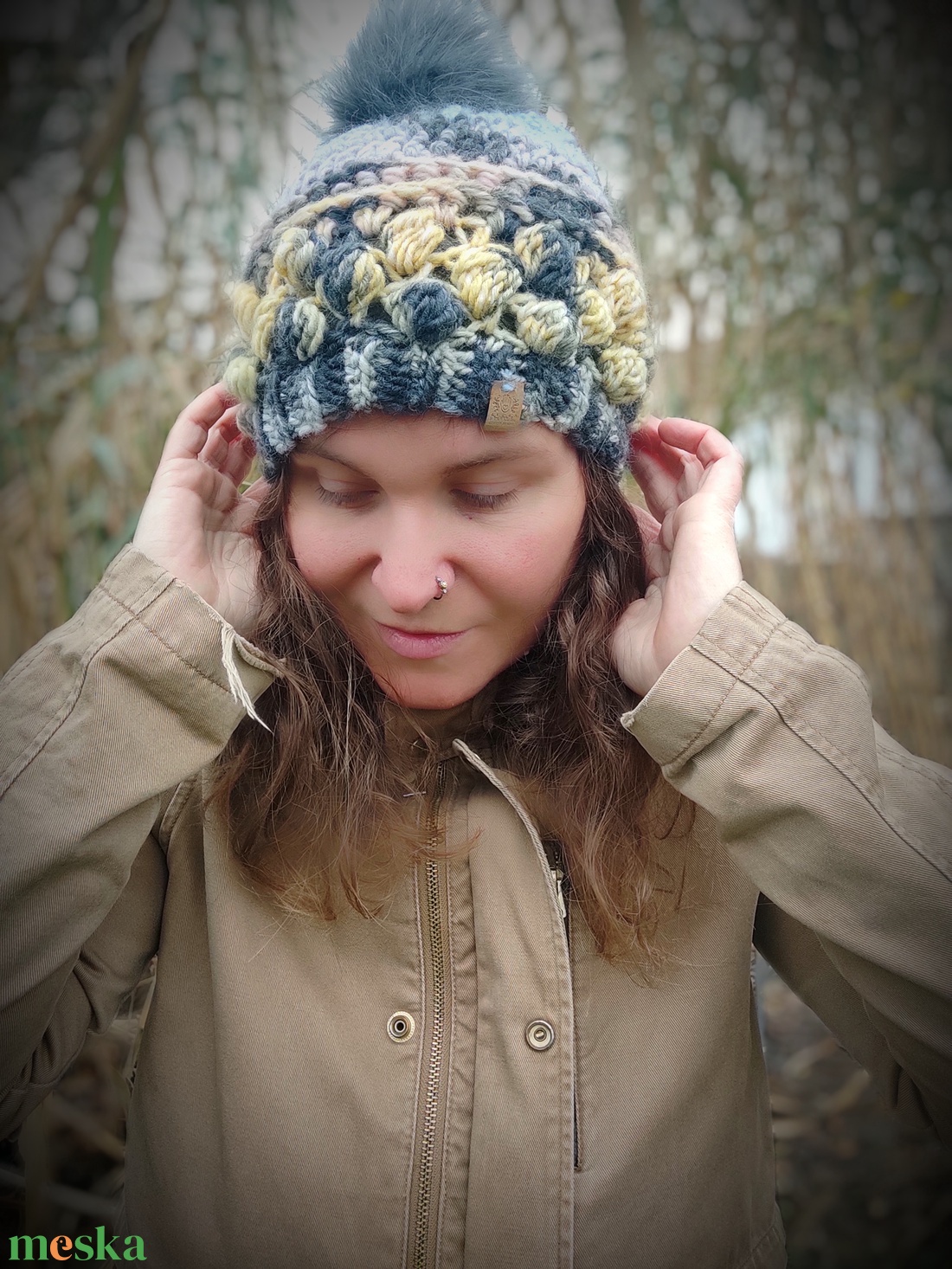 ÁTVÁLTOZÁS horgolt sapka  - ruha & divat - sál, sapka, kendő - sapka - Meska.hu