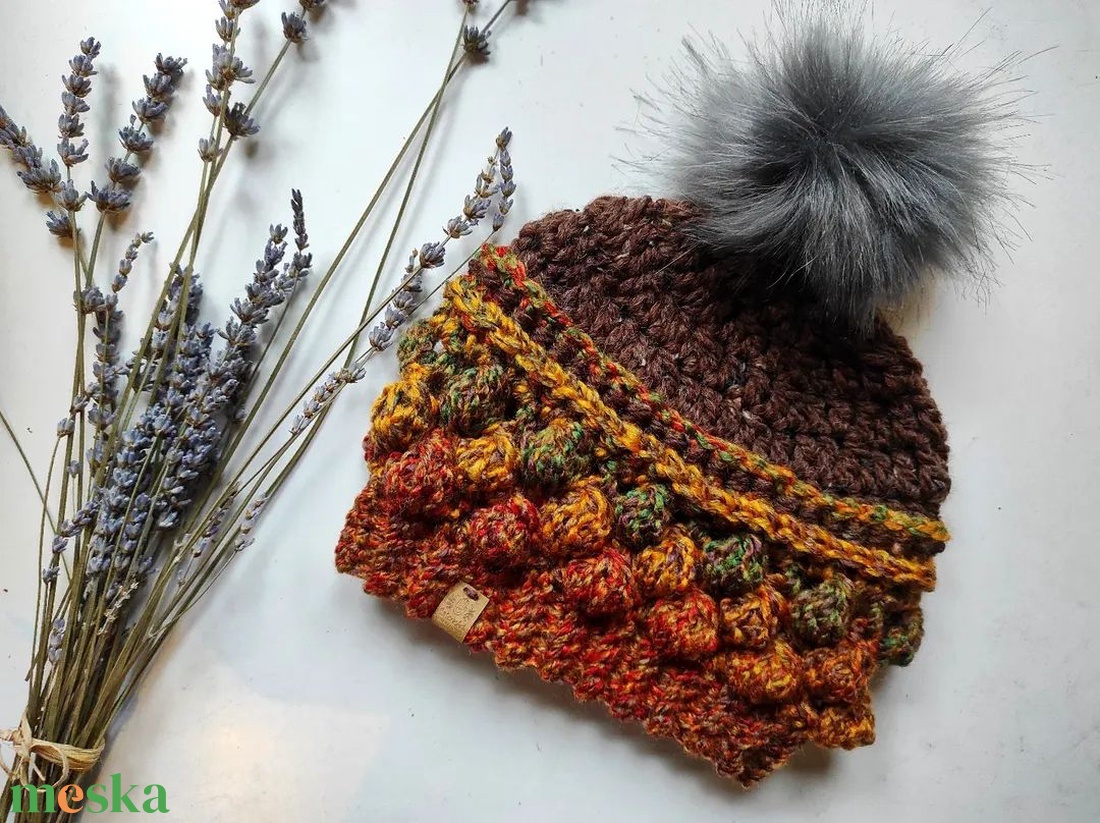 MAROKKÓ horgolt sapka  - ruha & divat - sál, sapka, kendő - sapka - Meska.hu