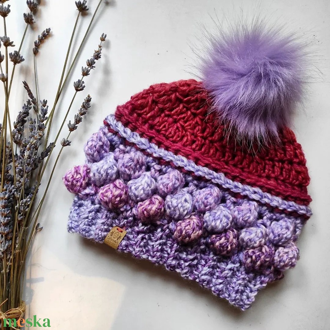 HUNYOR horgolt sapka  - ruha & divat - sál, sapka, kendő - sapka - Meska.hu