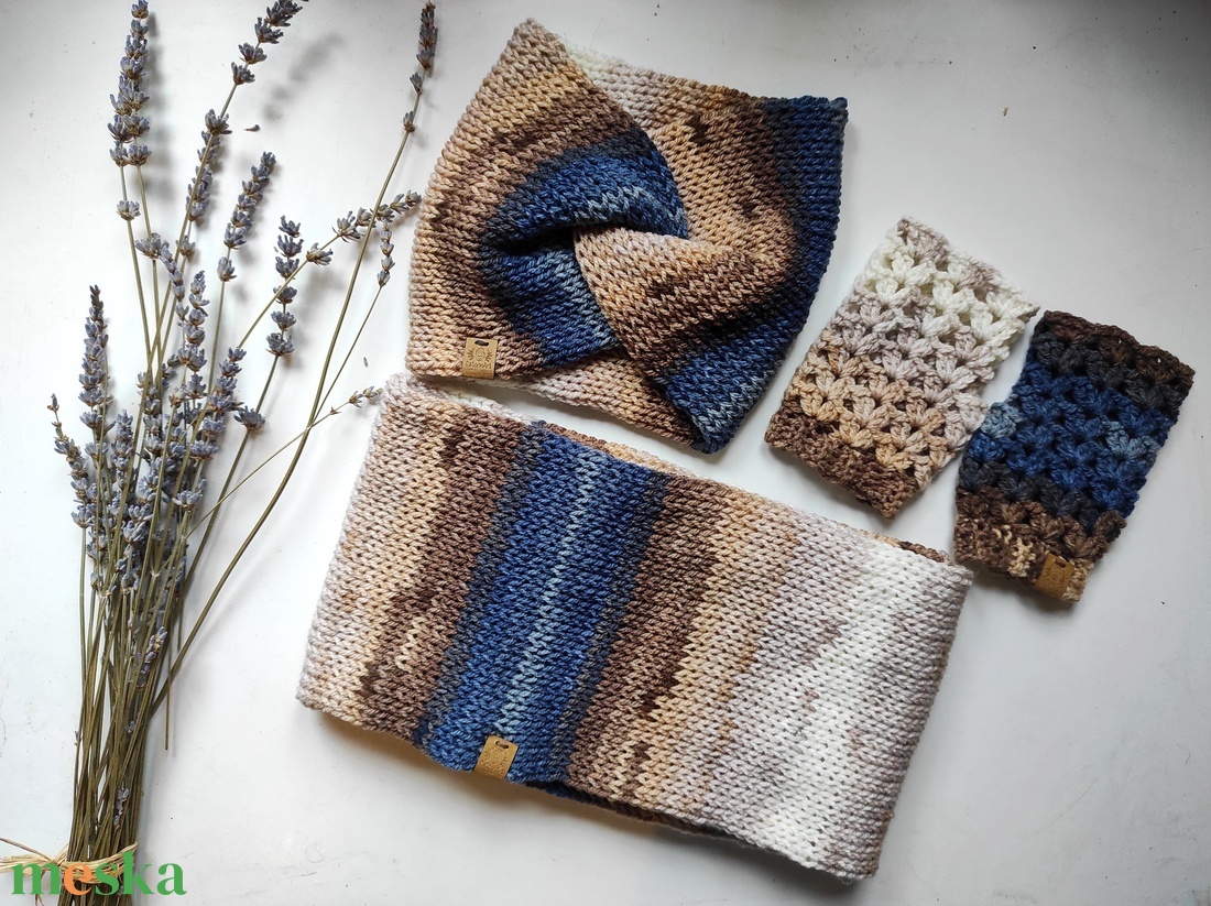 Annabellus szettje - ruha & divat - sál, sapka, kendő - sapka & sál szett - Meska.hu