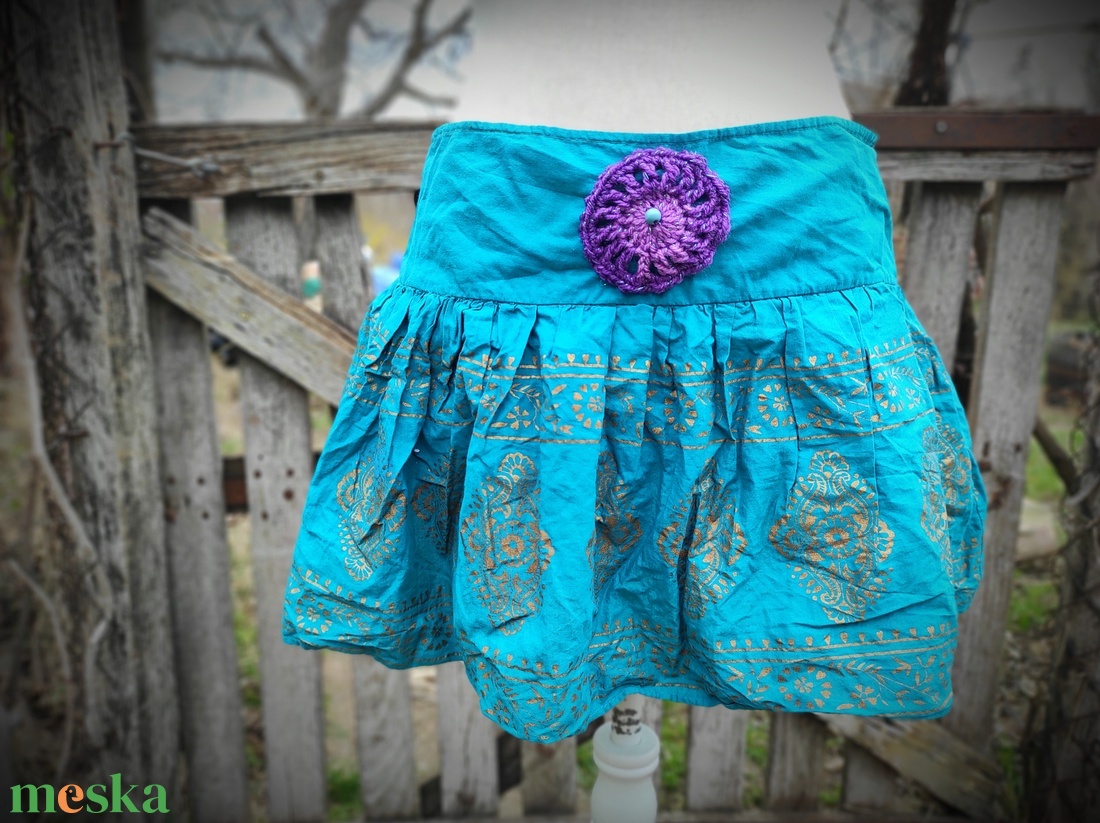 TÜRKIZ újra-szoknya - ruha & divat - női ruha - szoknya - Meska.hu