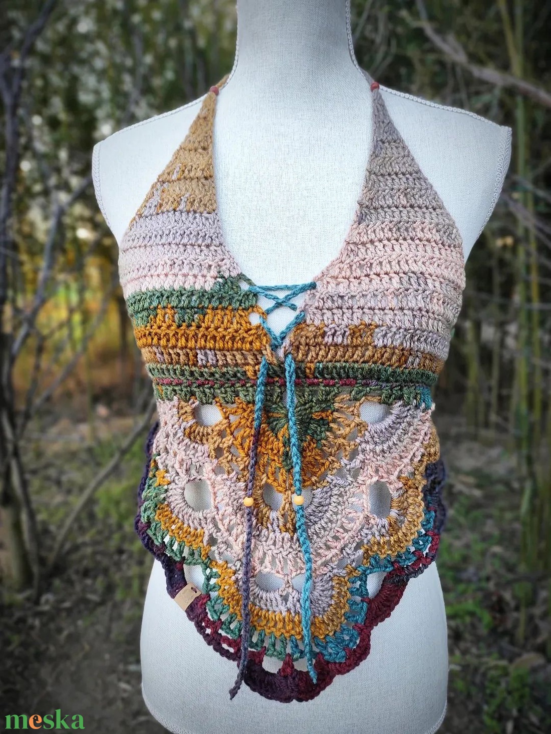 AVAR horgolt felső  - ruha & divat - női ruha - póló, felső - Meska.hu