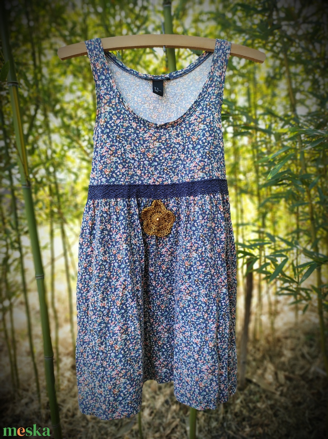 VIRÁGOS RÉT újra-ruha  - ruha & divat - női ruha - ruha - Meska.hu