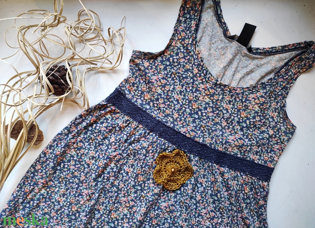 VIRÁGOS RÉT újra-ruha  - ruha & divat - női ruha - ruha - Meska.hu