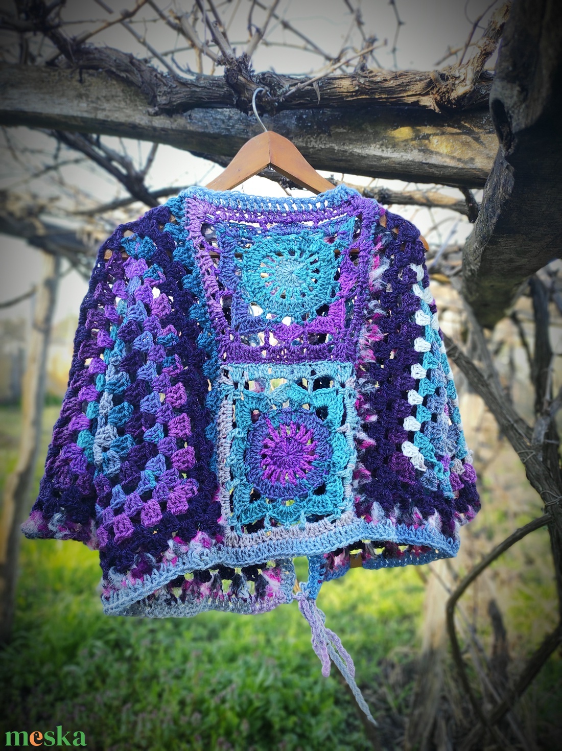 GYÖNGYIKE horgolt felső  - ruha & divat - női ruha - póló, felső - Meska.hu