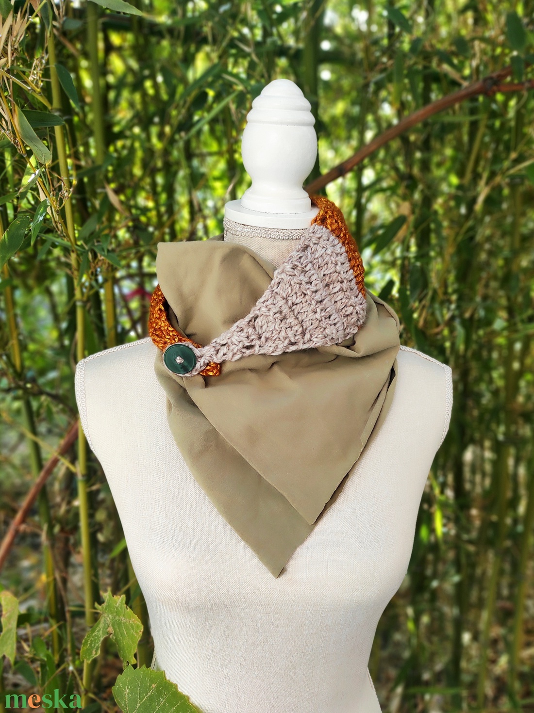 ŐSZI FALEVÉL nyakmelegítő  - ruha & divat - sál, sapka, kendő - kendő - Meska.hu