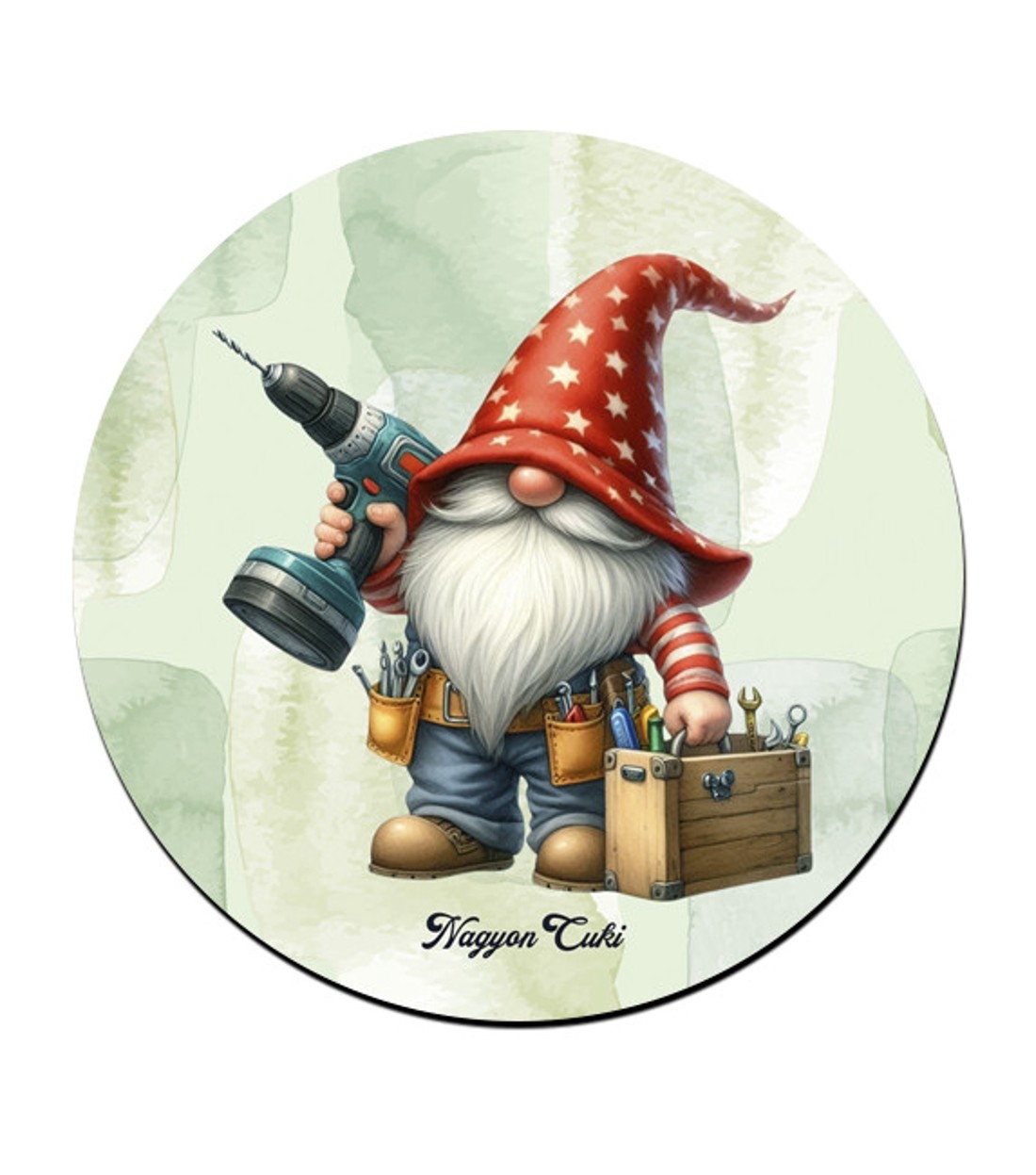 Cuki Ezermester manó mintás bögre alátét -  - Meska.hu