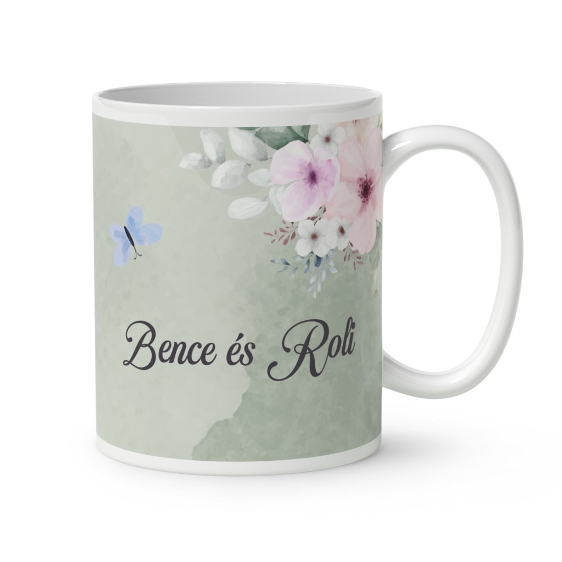 Kérd a neveddel - Anya és Kicsi Fiai mintás bögre - otthon & életmód - konyhafelszerelés, tálalás - tálalás - bögre & csésze - Meska.hu
