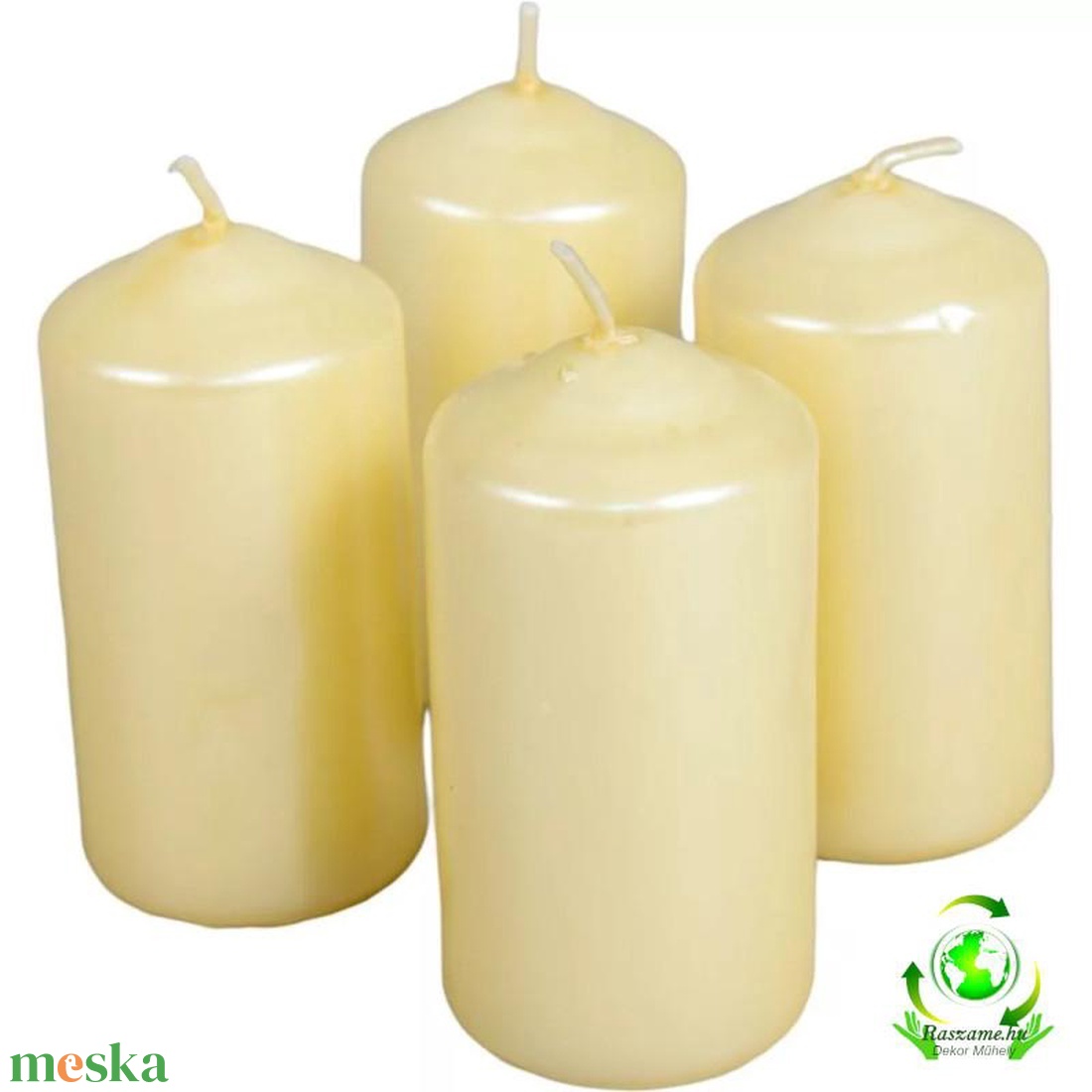 Metál henger gyertya szett 40x80mm - krém - kellékek & szerszámok - dekorációs kellékek - dekorációs gyertya - Meska.hu Metál henger gyertya szett 40x80mm - krém - kellékek & szerszámok - dekorációs kellékek - dekorációs gyertya - Meska.hu