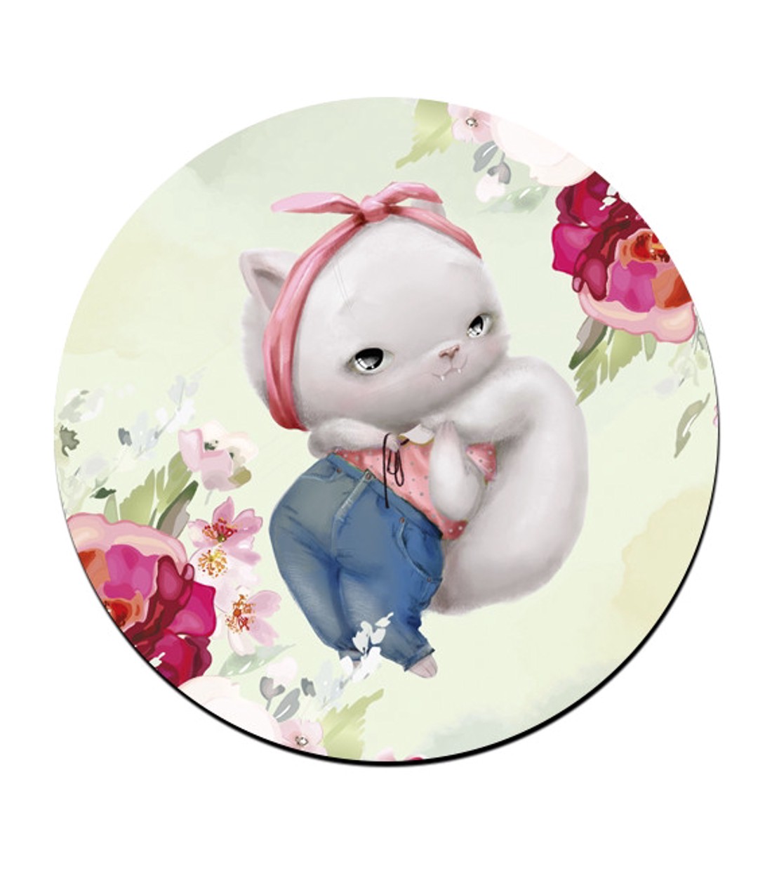 Miu-miujság Cica mintás bögre alátét -  - Meska.hu