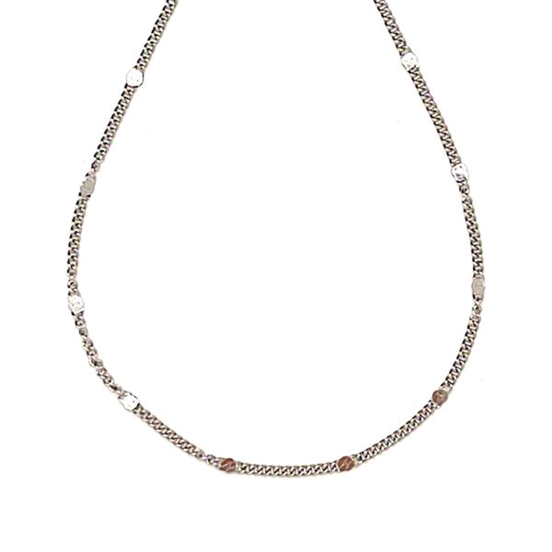Orvosi acél ezüstszínű díszített szemű lánc 45 cm - ékszer - nyaklánc - Meska.hu Orvosi acél ezüstszínű díszített szemű lánc 45 cm - ékszer - nyaklánc - Meska.hu