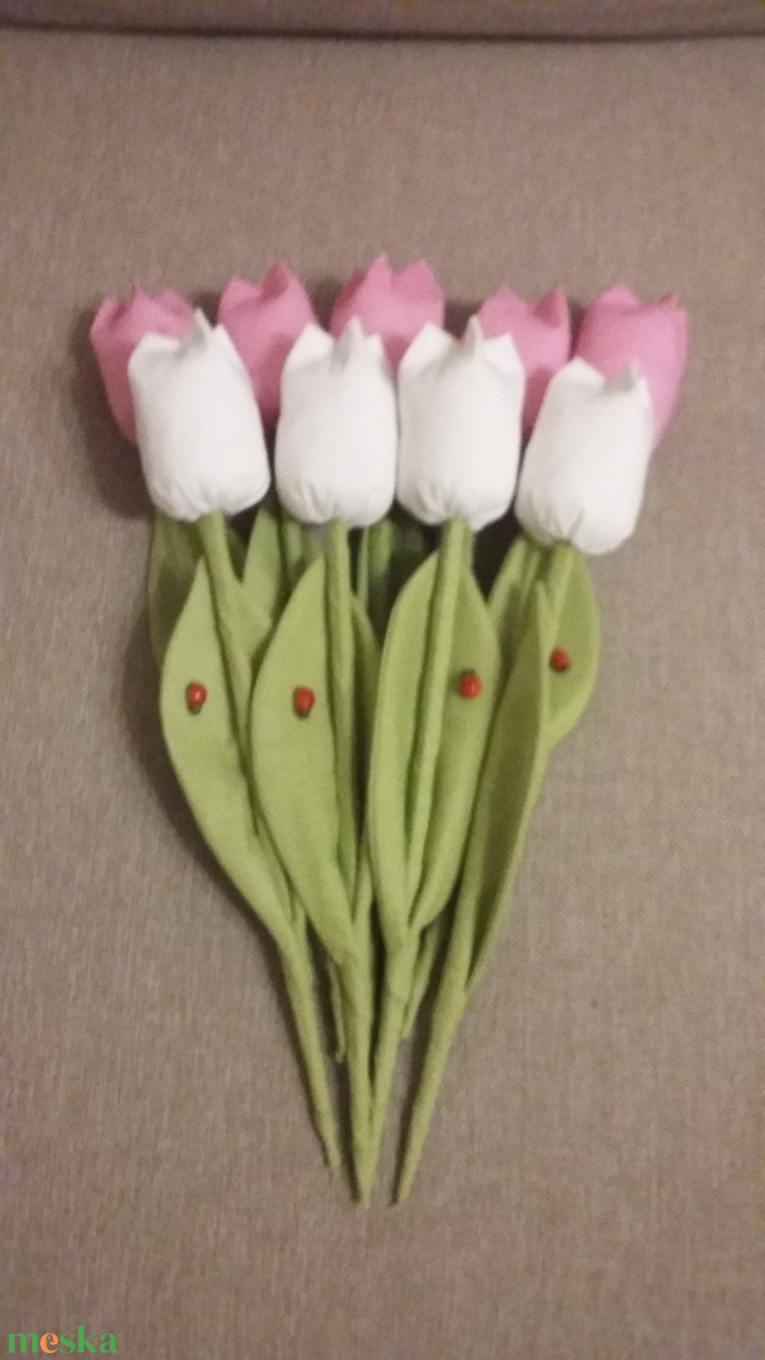 Tavaszi tulipánok katicával (9db/szett) - otthon & lakás - dekoráció - asztaldísz - Meska.hu Tavaszi tulipánok katicával (9db/szett) - otthon & lakás - dekoráció - asztaldísz - Meska.hu