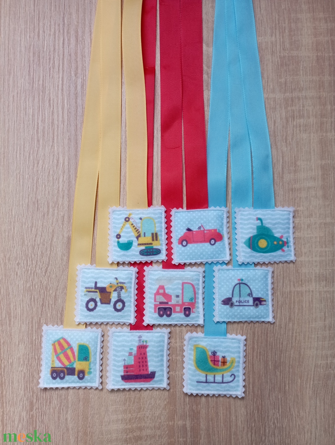 Munkagépes könyvjelzők 9dbos szett 5 - könyv & zene - könyvjelző - Meska.hu