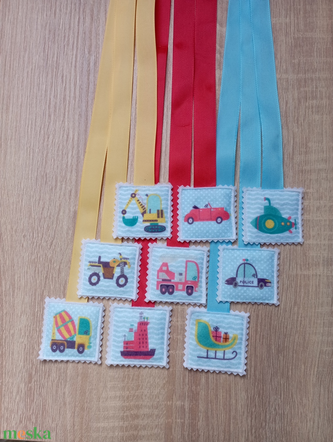 Munkagépes könyvjelzők 9dbos szett 5 - könyv & zene - könyvjelző - Meska.hu