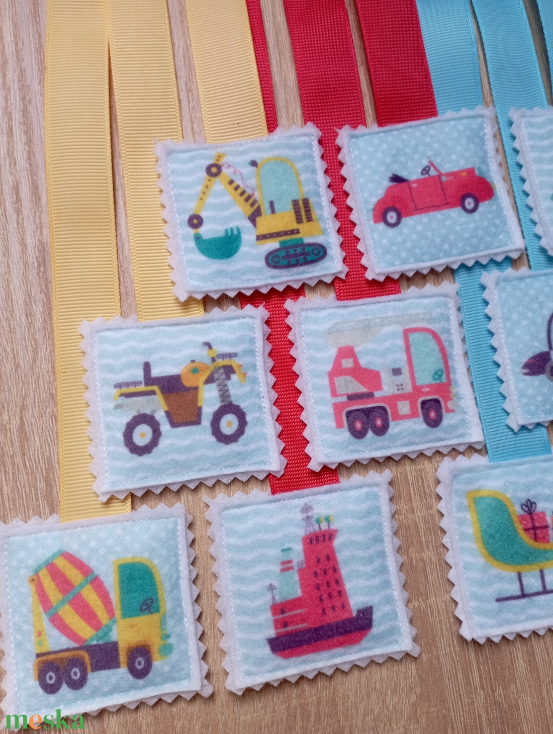 Munkagépes könyvjelzők 9dbos szett 5 - könyv & zene - könyvjelző - Meska.hu