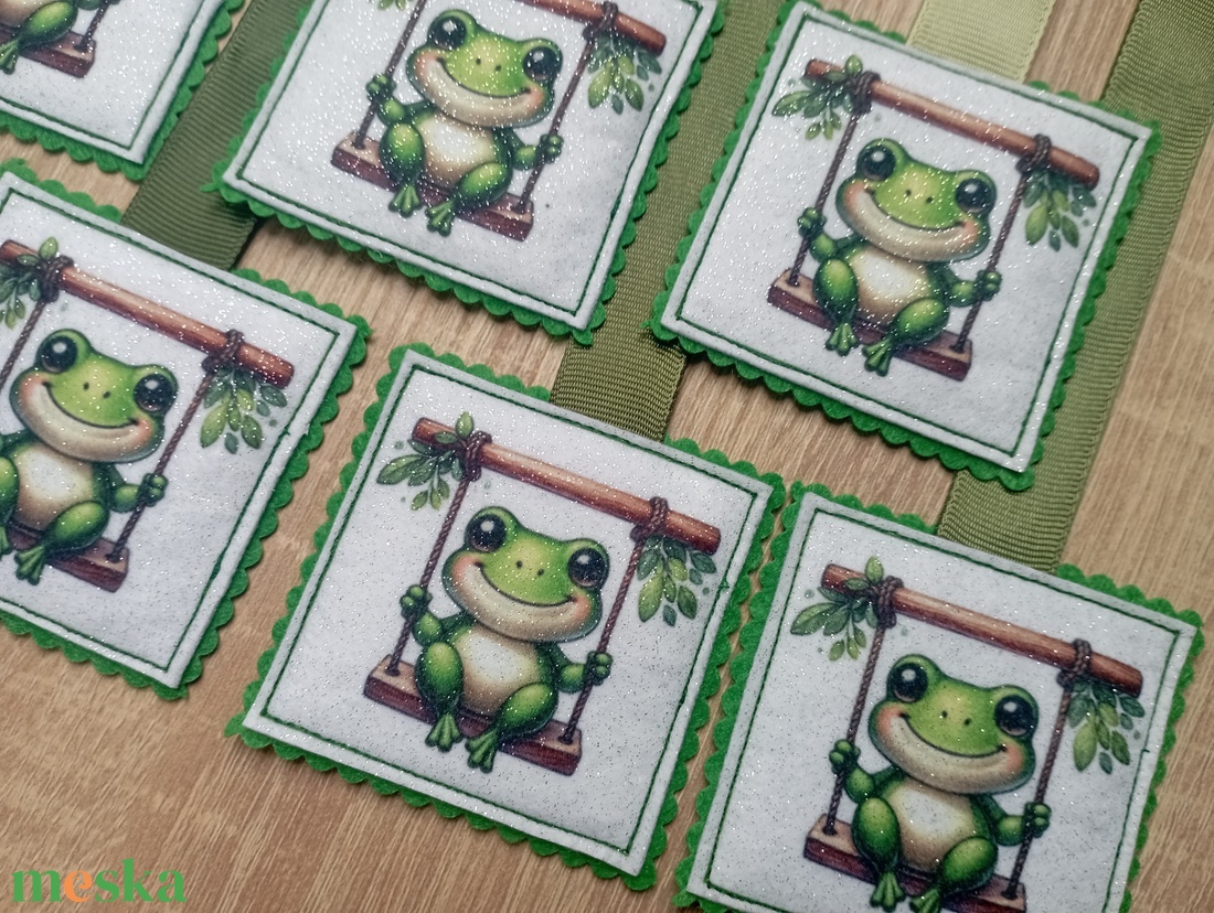 Békás könyvjelző 6db - könyv & zene - könyvjelző - Meska.hu