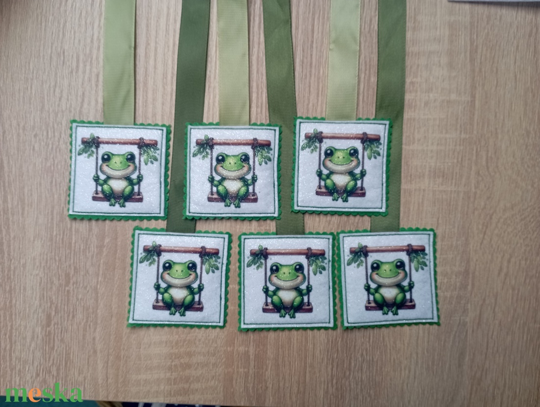 Békás könyvjelző 6db - könyv & zene - könyvjelző - Meska.hu