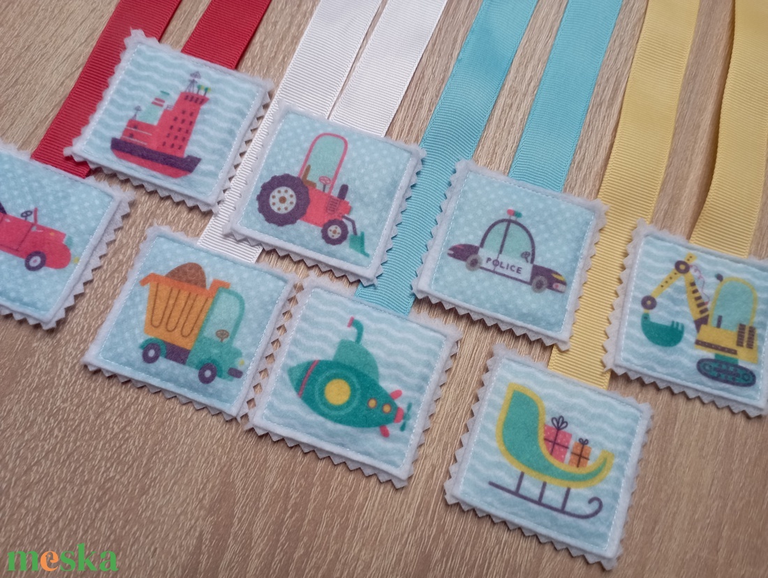 Színes szalagos könyvjelzők 4 - könyv & zene - könyvjelző - Meska.hu