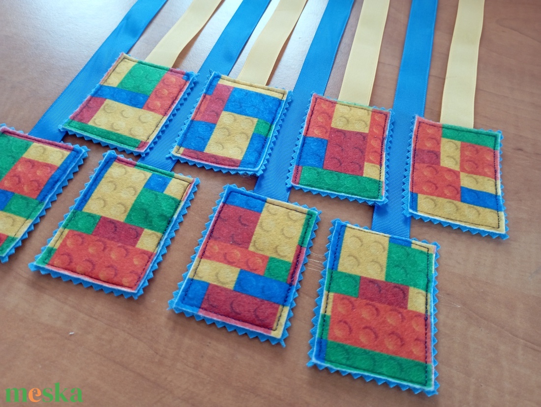 Legos könyvjelző 8db - könyv & zene - könyvjelző - Meska.hu
