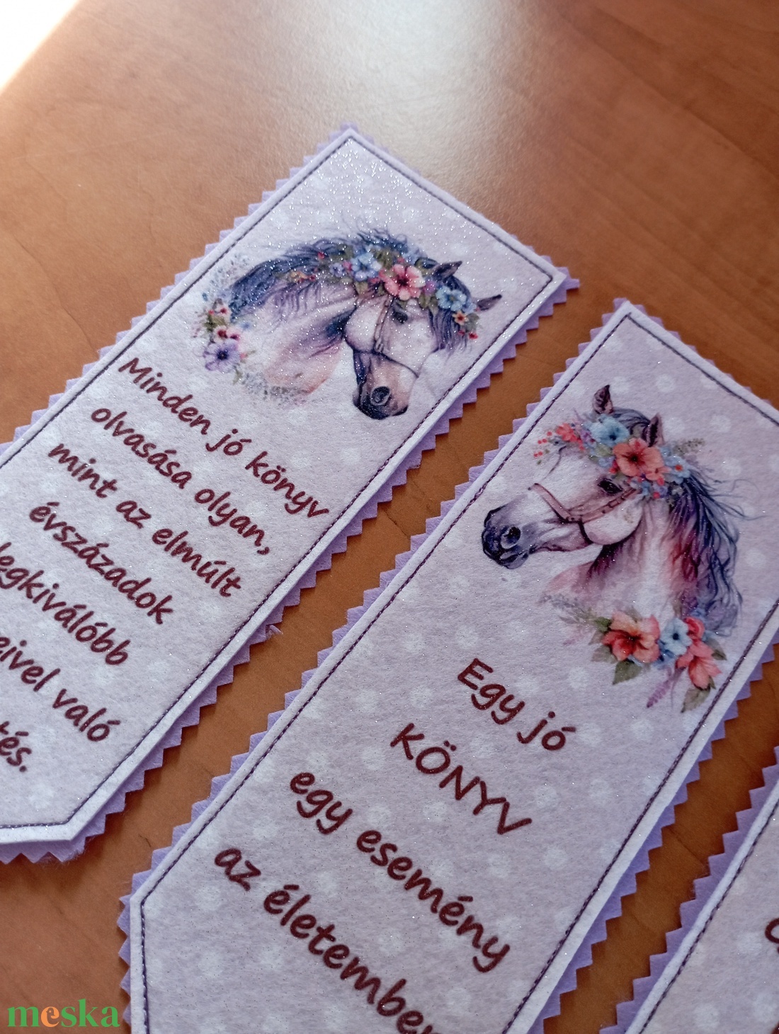Lovas könyvjelző 4db - könyv & zene - könyvjelző - Meska.hu