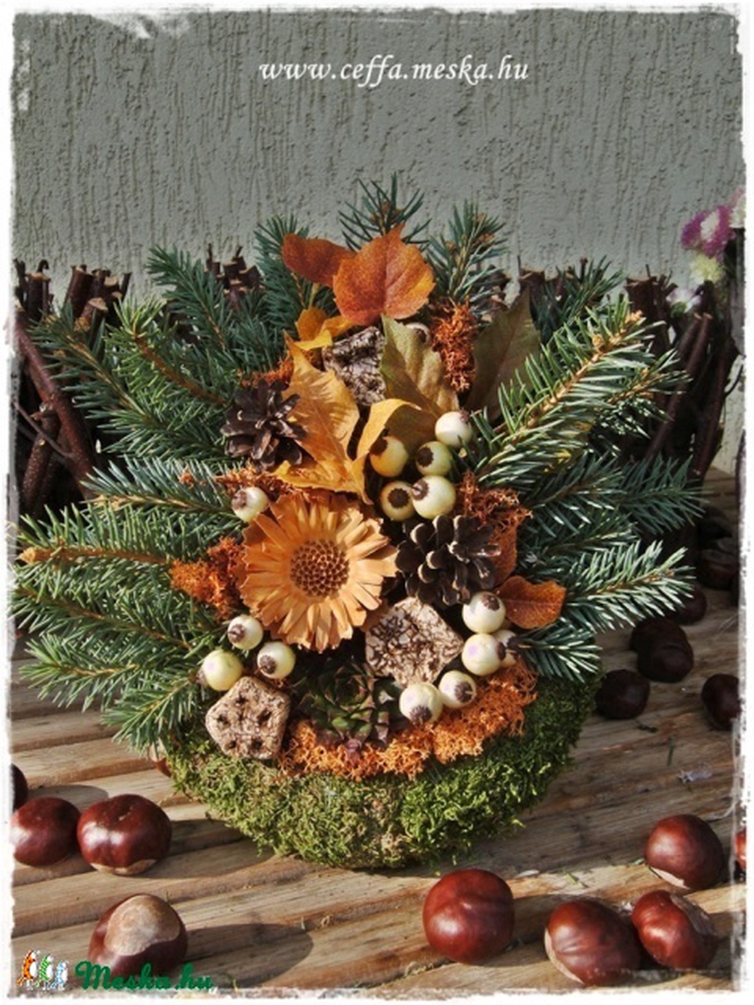 RENDELHETŐ !!! Mindenszenteki koszorúk  (15 cm alapon) -  - Meska.hu