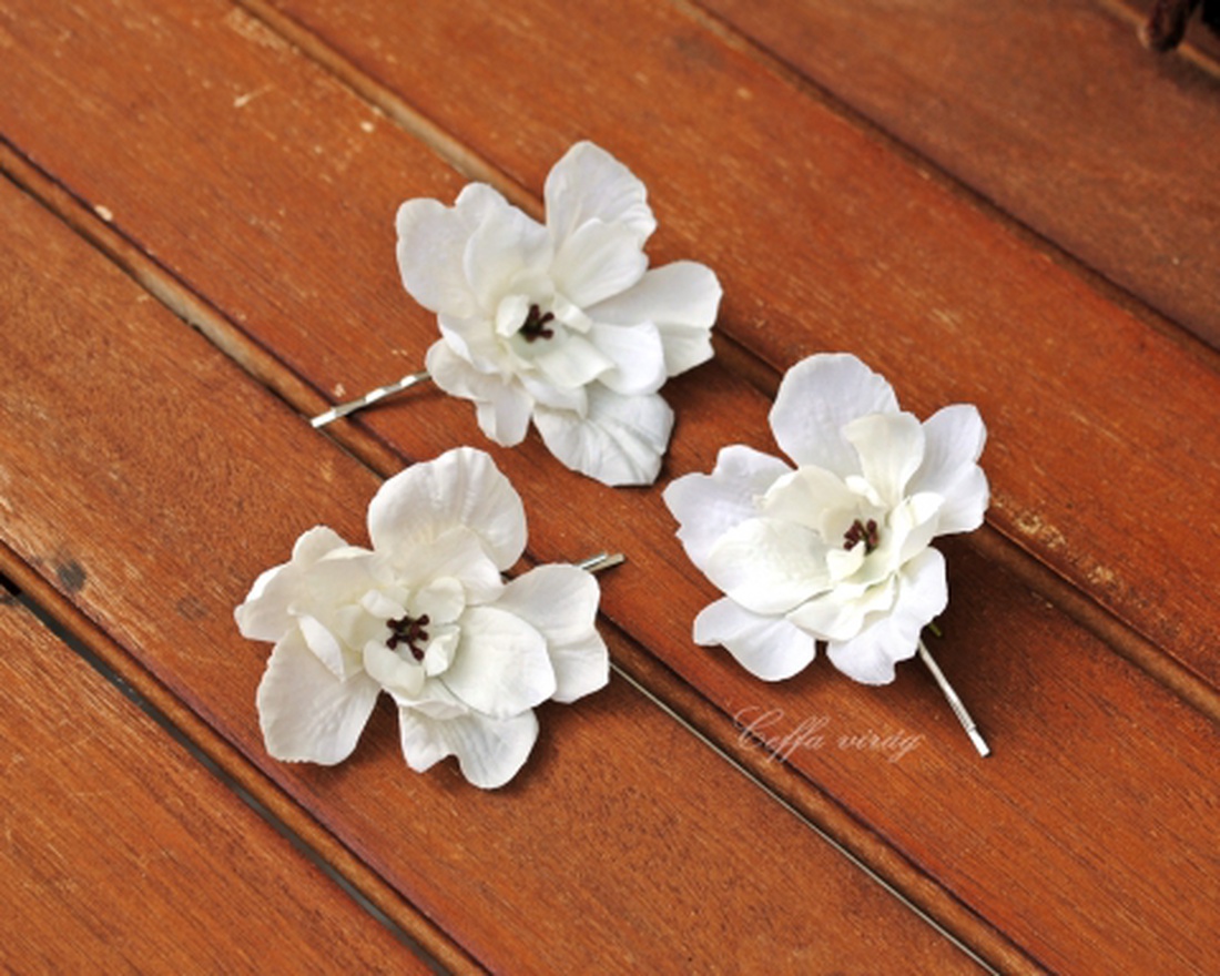 Selyemvirág hajdísz - szettben -  - Meska.hu