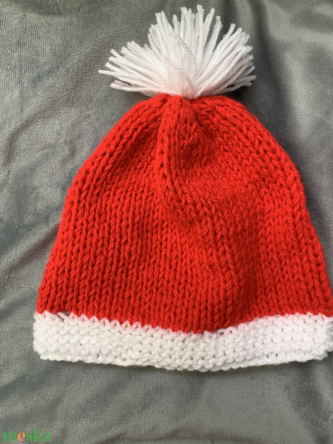 Sapka  piros kézi  készítésű gyerek  sapka  fehér  pompommal eladó  - ruha & divat - sál, sapka, kendő - kesztyű - Meska.hu Sapka  piros kézi  készítésű gyerek  sapka  fehér  pompommal eladó  - ruha & divat - sál, sapka, kendő - kesztyű - Meska.hu
