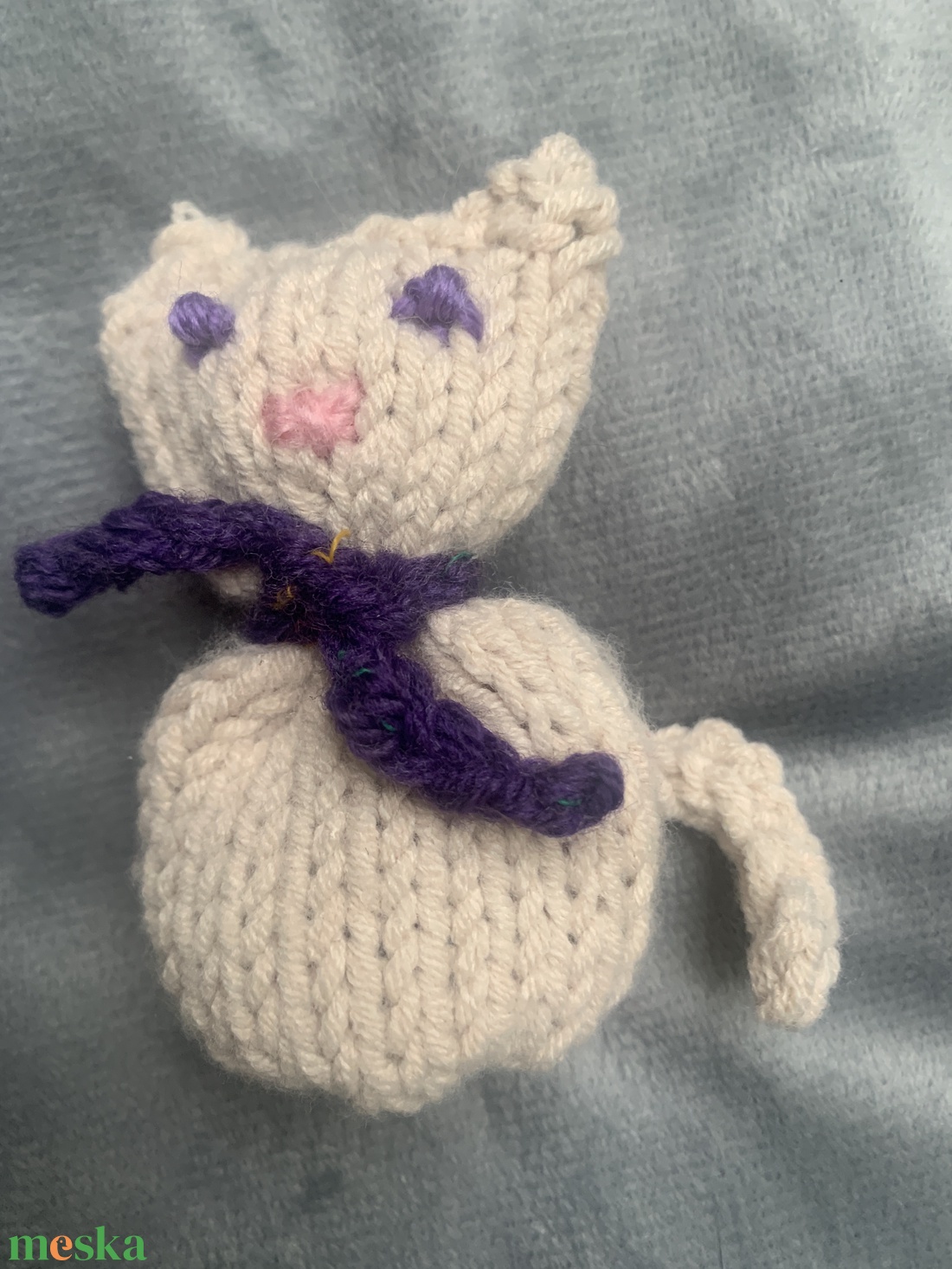 Marokcica. Kézi kötésű vidám kis marok cica  - játék & sport - plüssállat & játékfigura - cica - Meska.hu