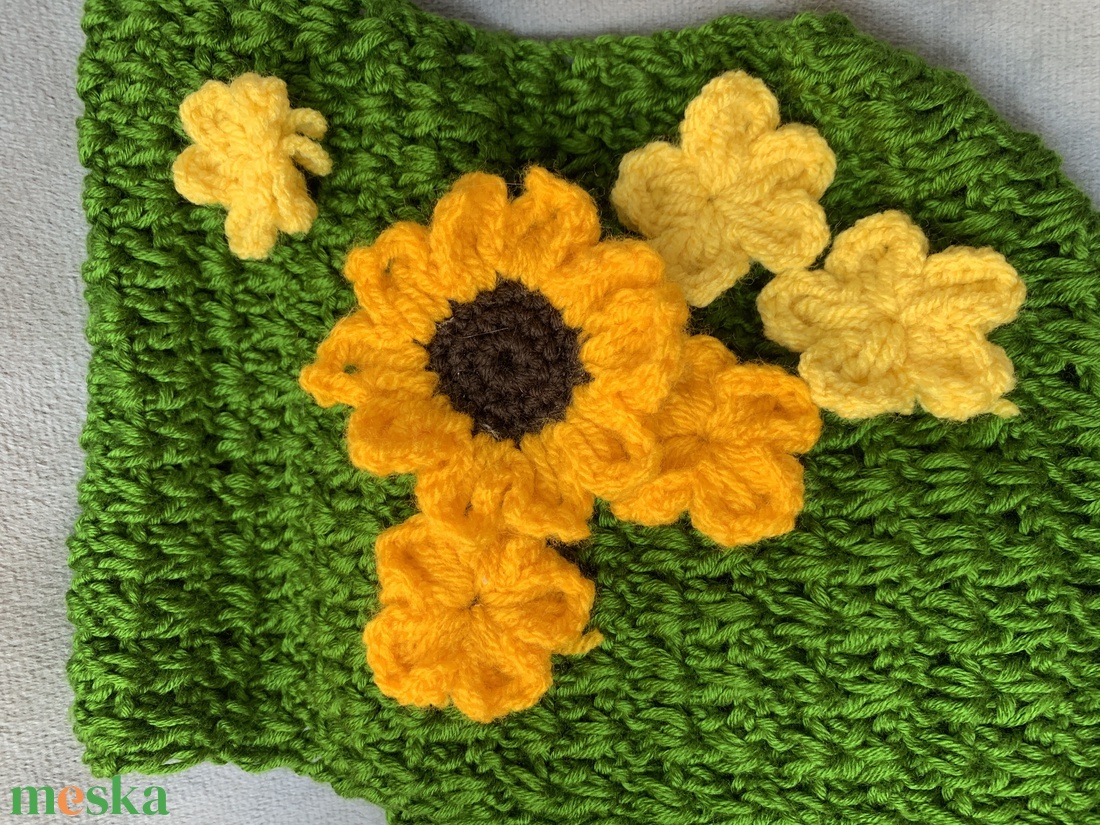 Sál. Kézi kötésű  olíva zöld színűs eladó - ruha & divat - sál, sapka, kendő - sapka - Meska.hu