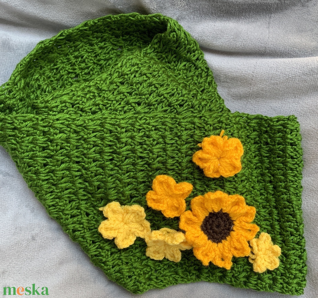 Sál. Kézi kötésű  olíva zöld színűs eladó - ruha & divat - sál, sapka, kendő - sapka - Meska.hu