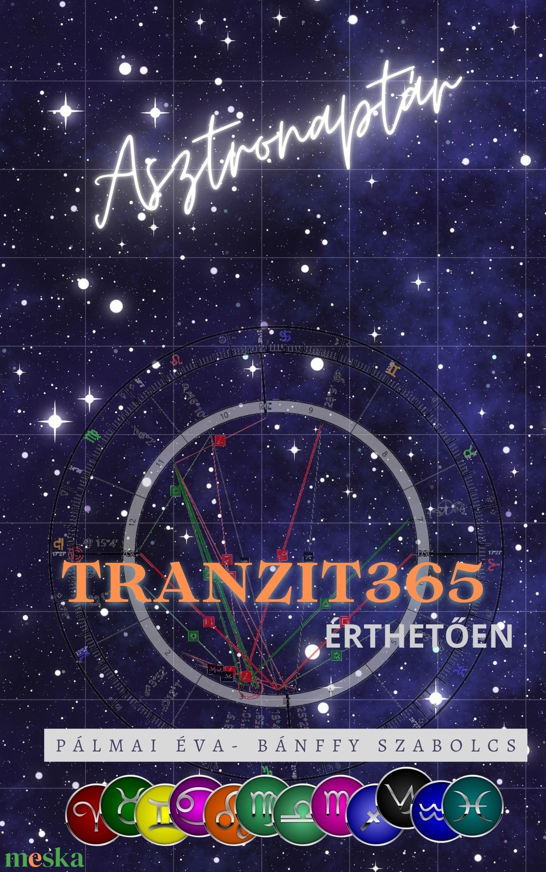 Tranzit 365  Asztronaptár Szöveges Magyarázatokkal, Érthetően (2025 évre) PDF - könyv & zene - könyv - Meska.hu