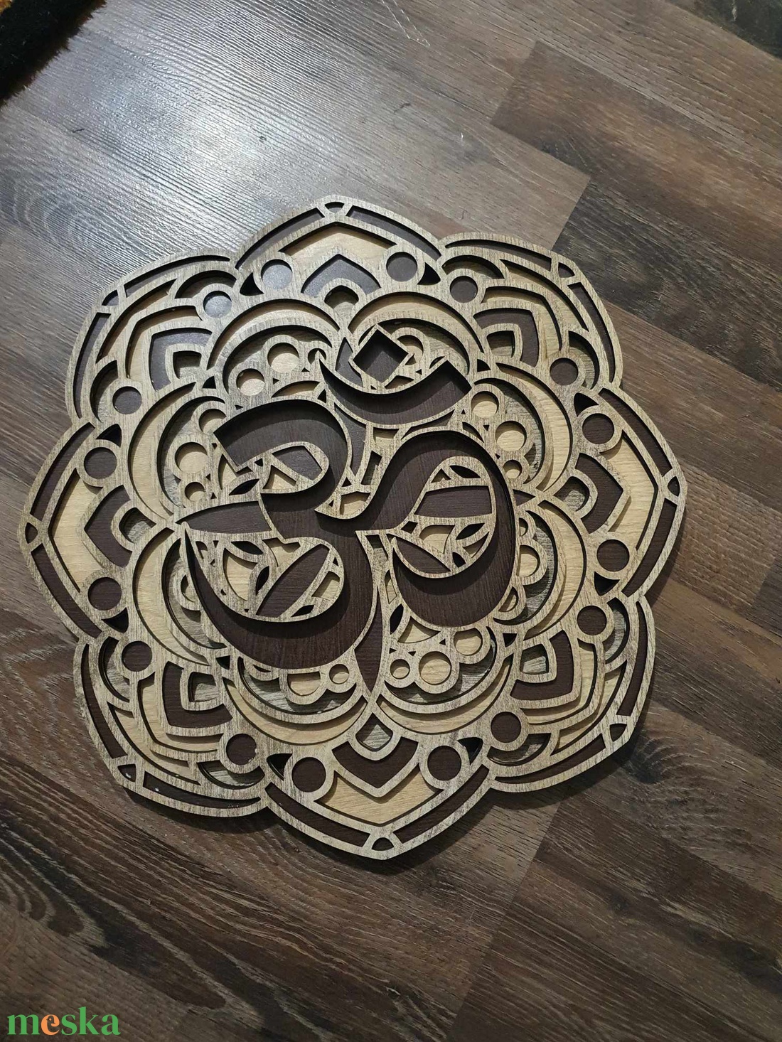 chakra mandala fából készűlt - otthon & életmód - dekoráció - spiritualitás - mandala - Meska.hu