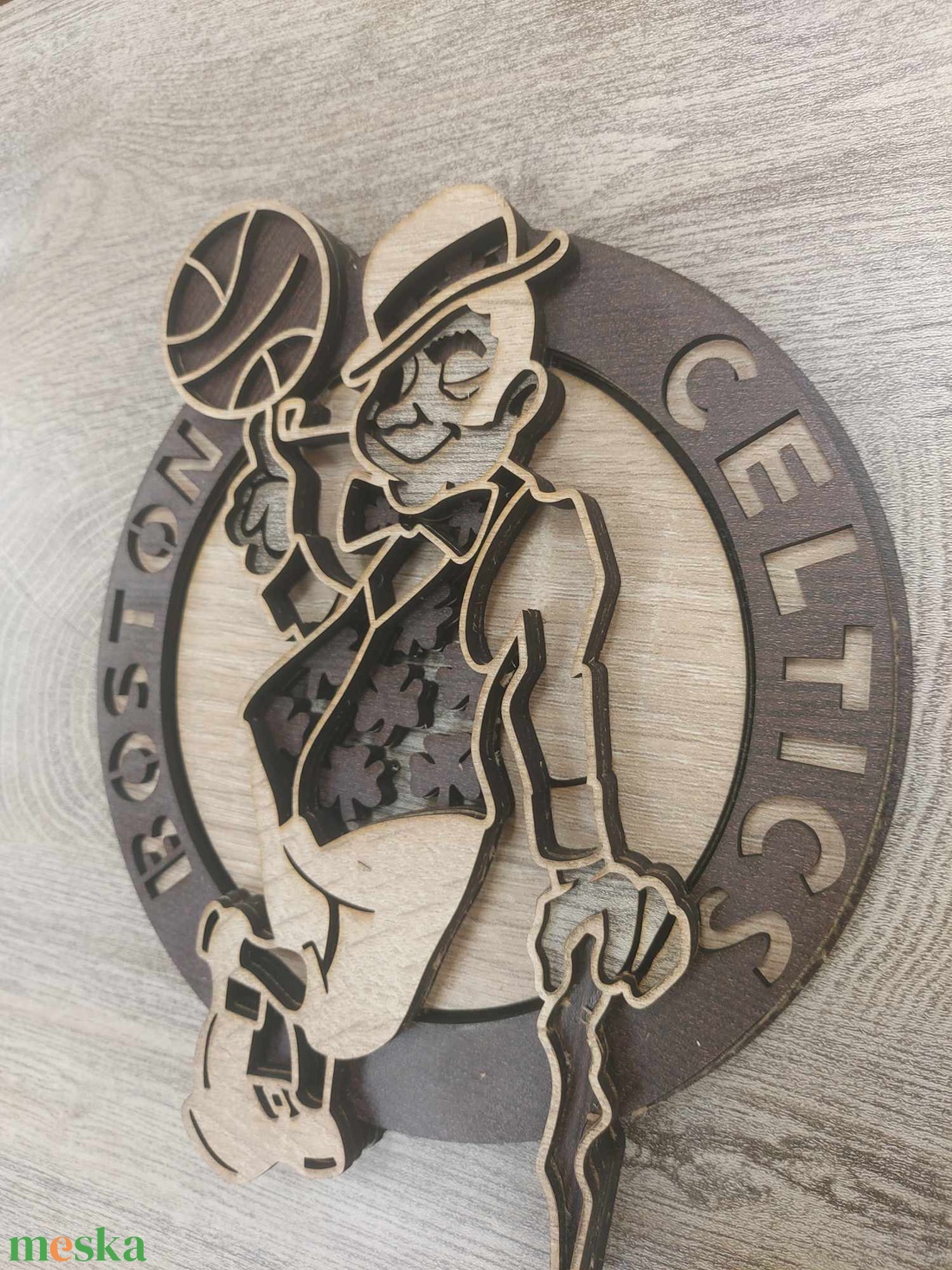 Boston celtic címer - otthon & életmód - dekoráció - fali és függő dekoráció - falra akasztható dekor - Meska.hu