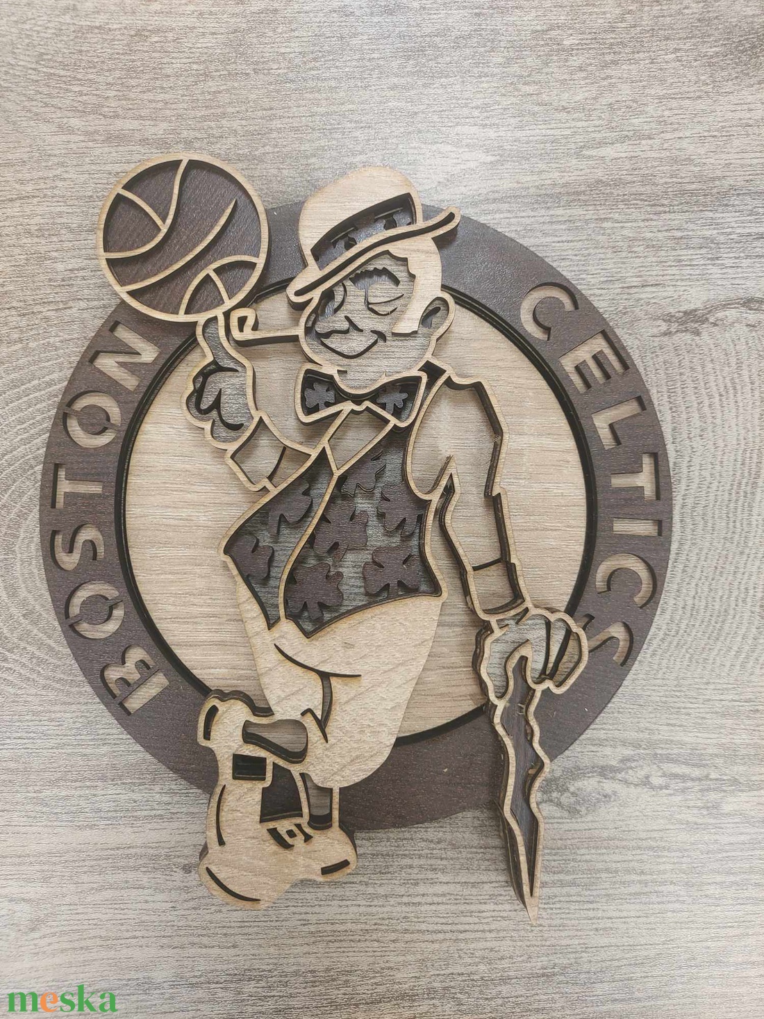 Boston celtic címer - otthon & életmód - dekoráció - fali és függő dekoráció - falra akasztható dekor - Meska.hu