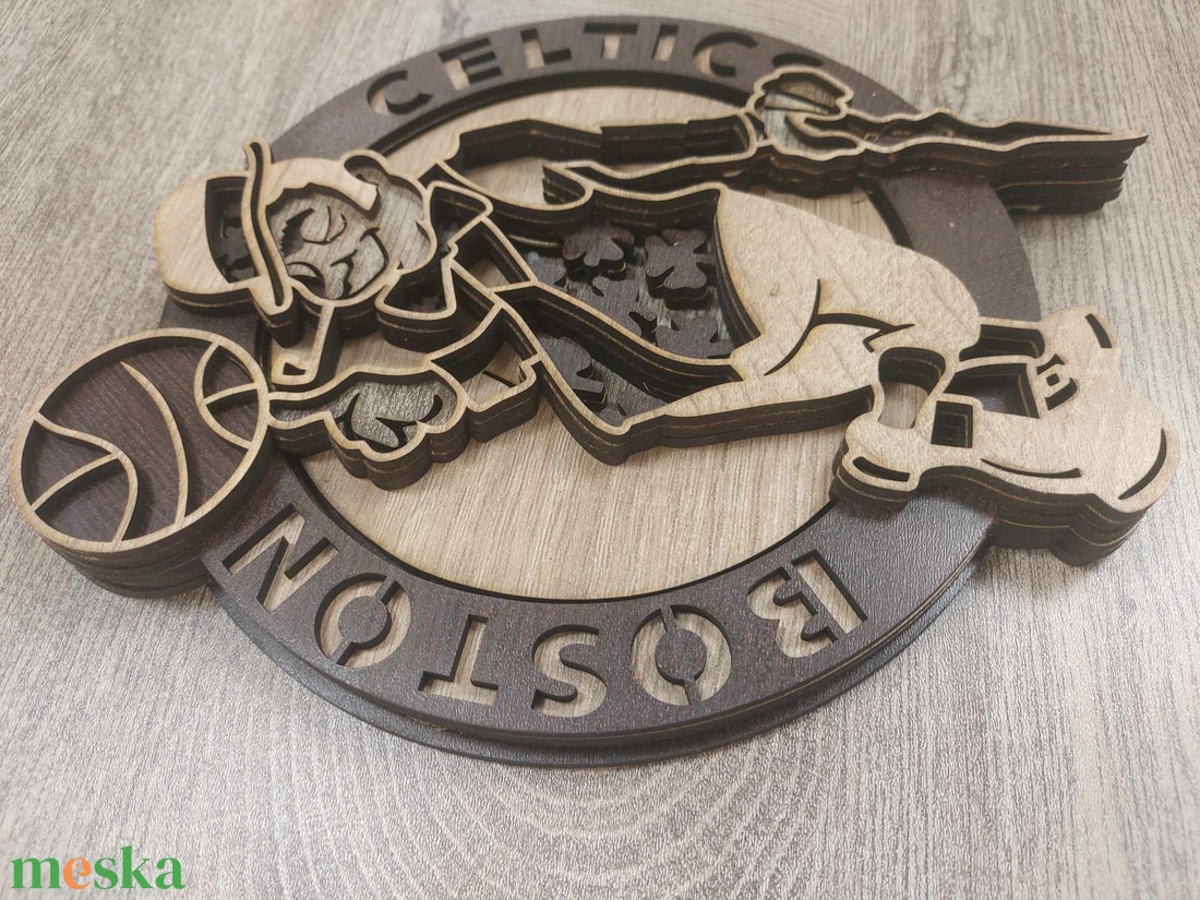 Boston celtic címer - otthon & életmód - dekoráció - fali és függő dekoráció - falra akasztható dekor - Meska.hu